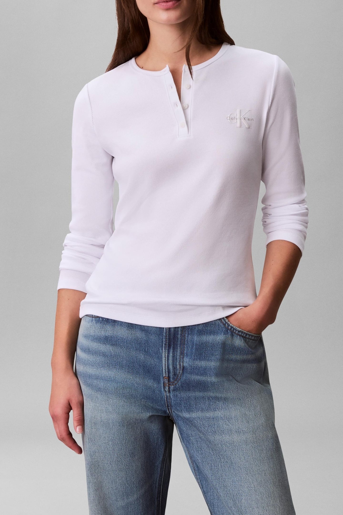 LS MONOLOGO CREW 2X2 BRILLIANT WHITE 1