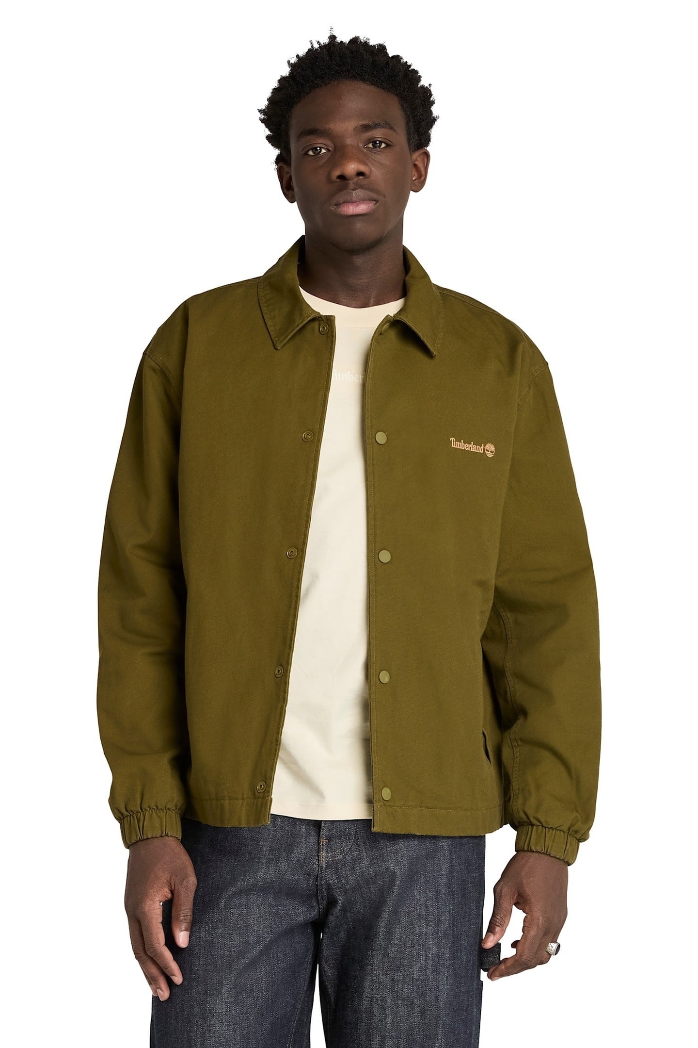WASHED DUCK CANVAS INSULATED COACH JACKE DARK OLIVE 2