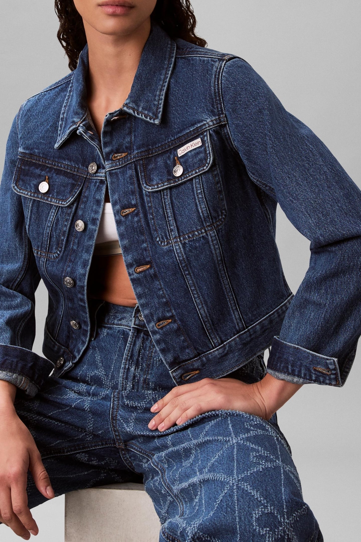 CROPPED 90S DENIM JACKET INDIGO PARK 6