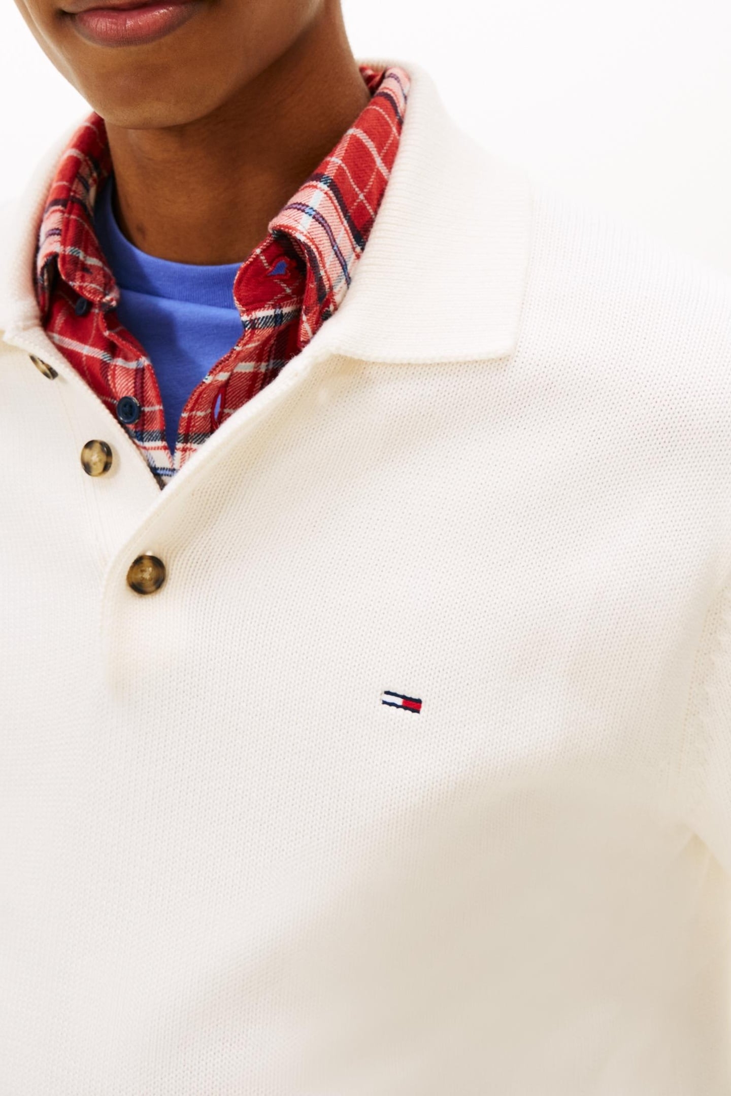 SLIM ESSENTIAL PULLOVER SWEATER ANCIENT WHITE 3