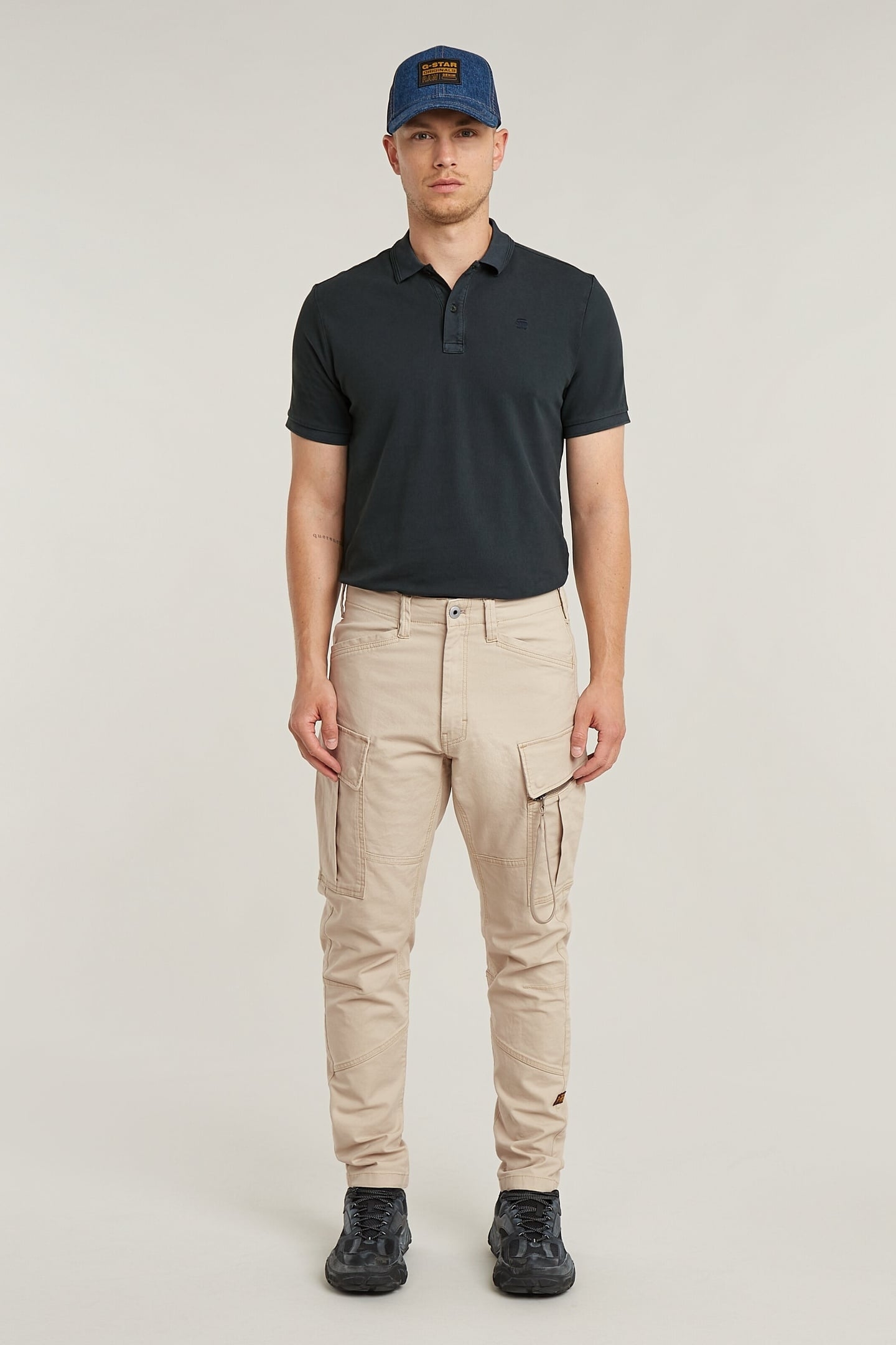 ZIP PKT 3D SKINNY CARGO 2.0 PANTS DK BRICK 1