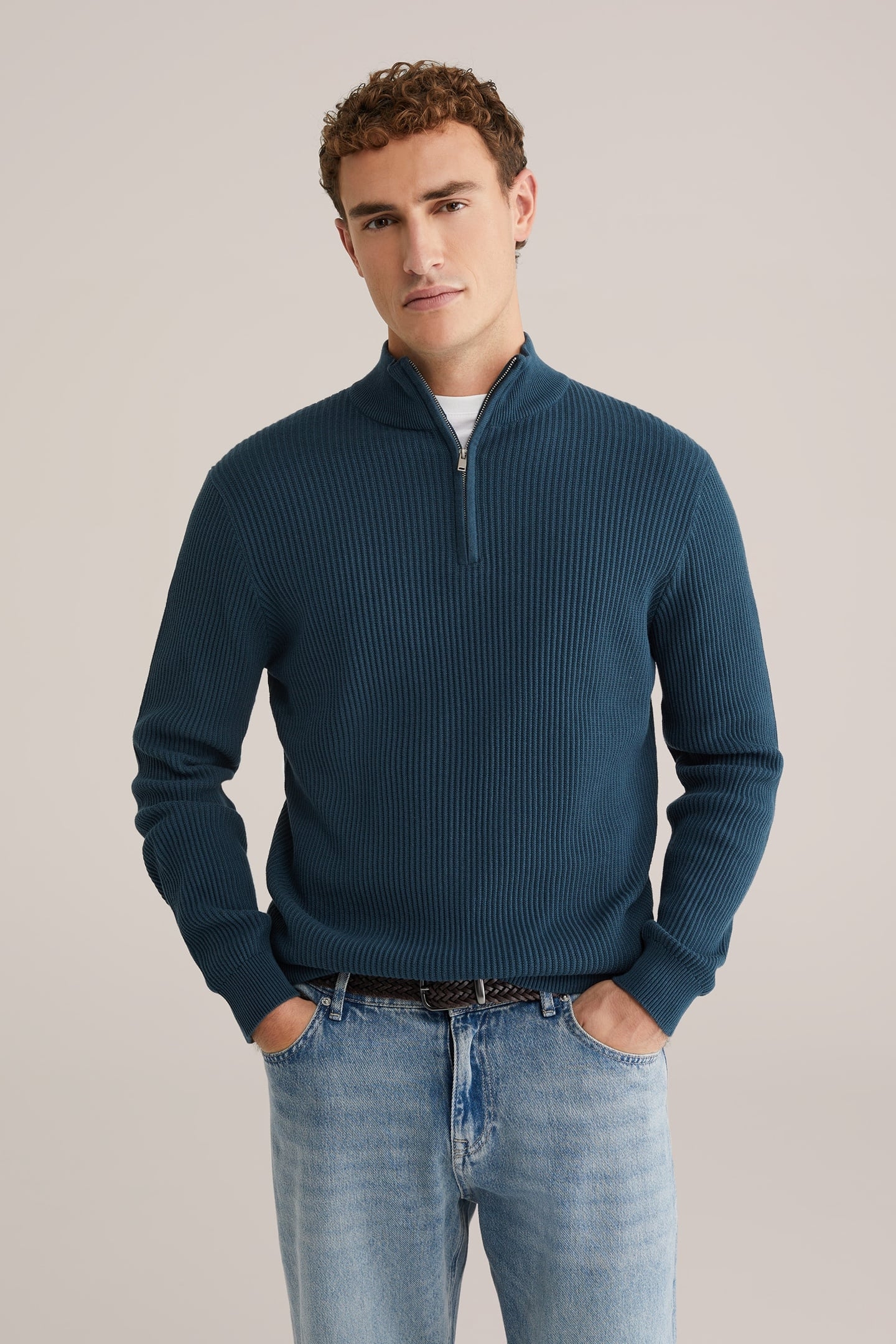 HALFWAY ZIPPER PETROL 1