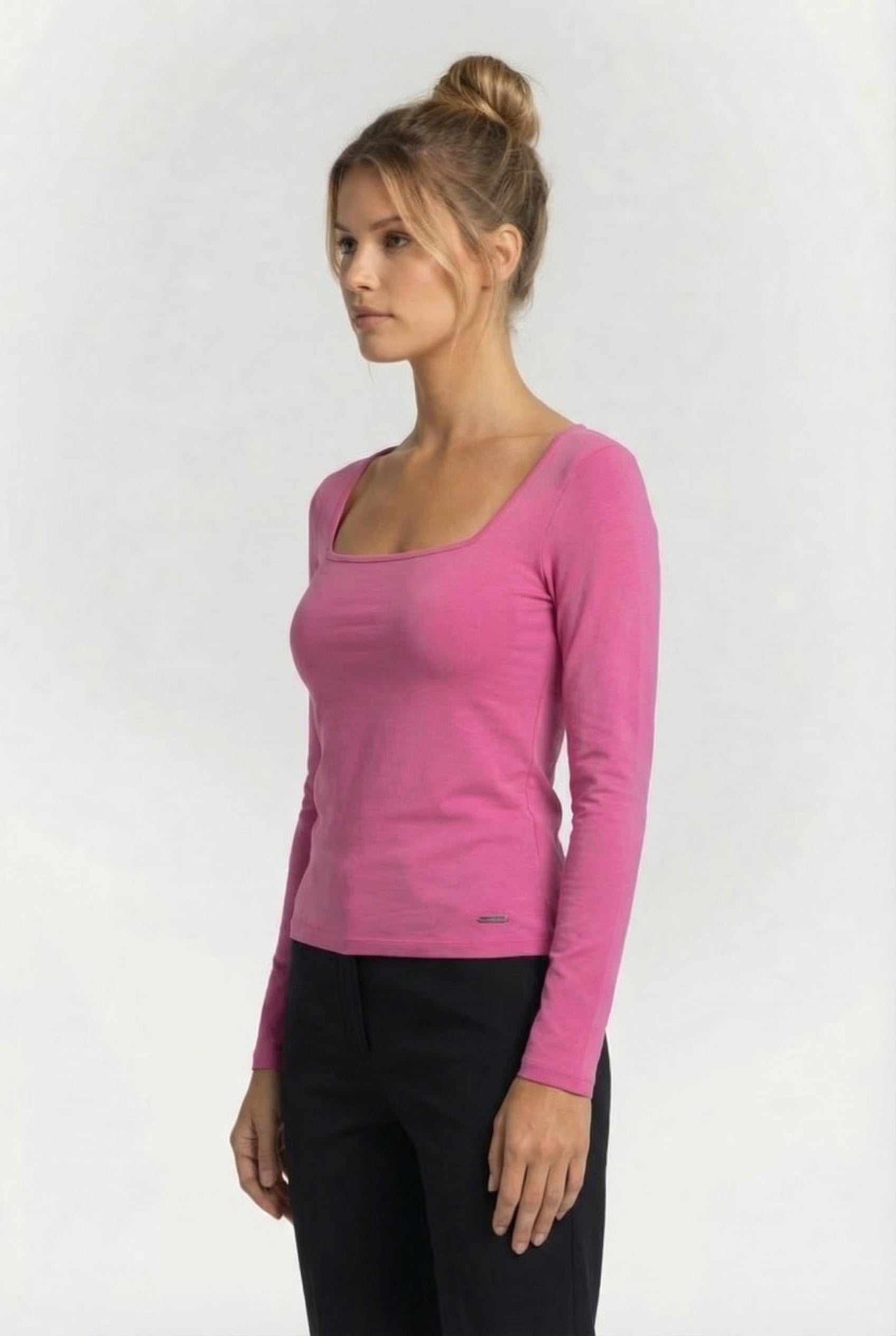 SABA T-SHIRT DARK MAUVE 3