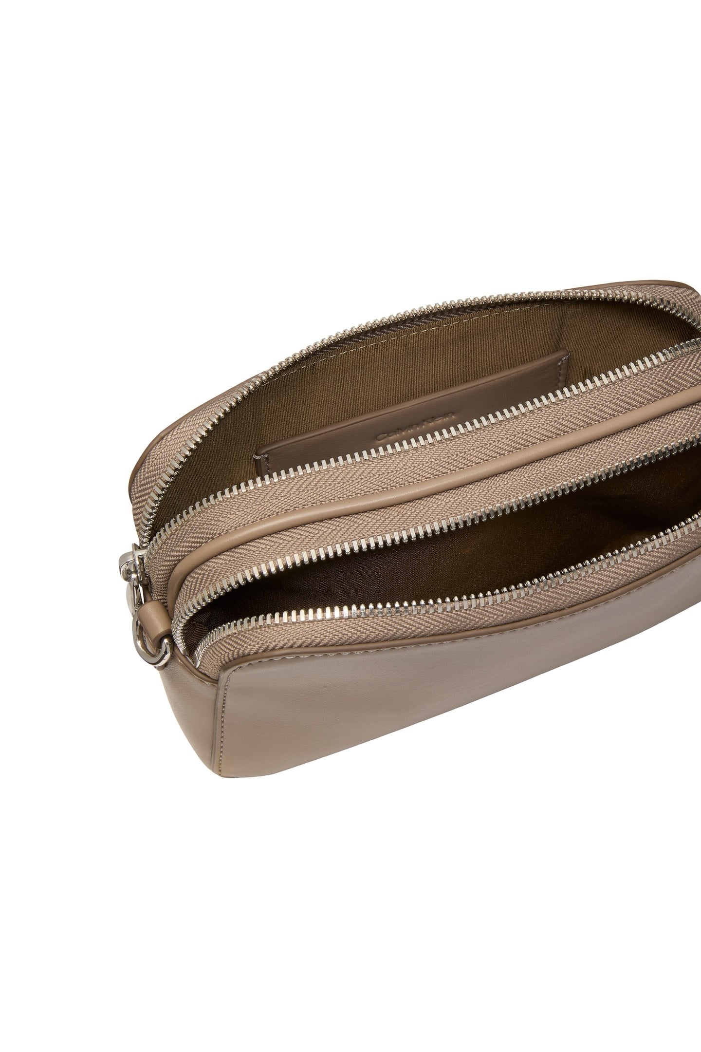 WEBBING DOUBLE STRAP CROSSOVER DESERT TAUPE 4