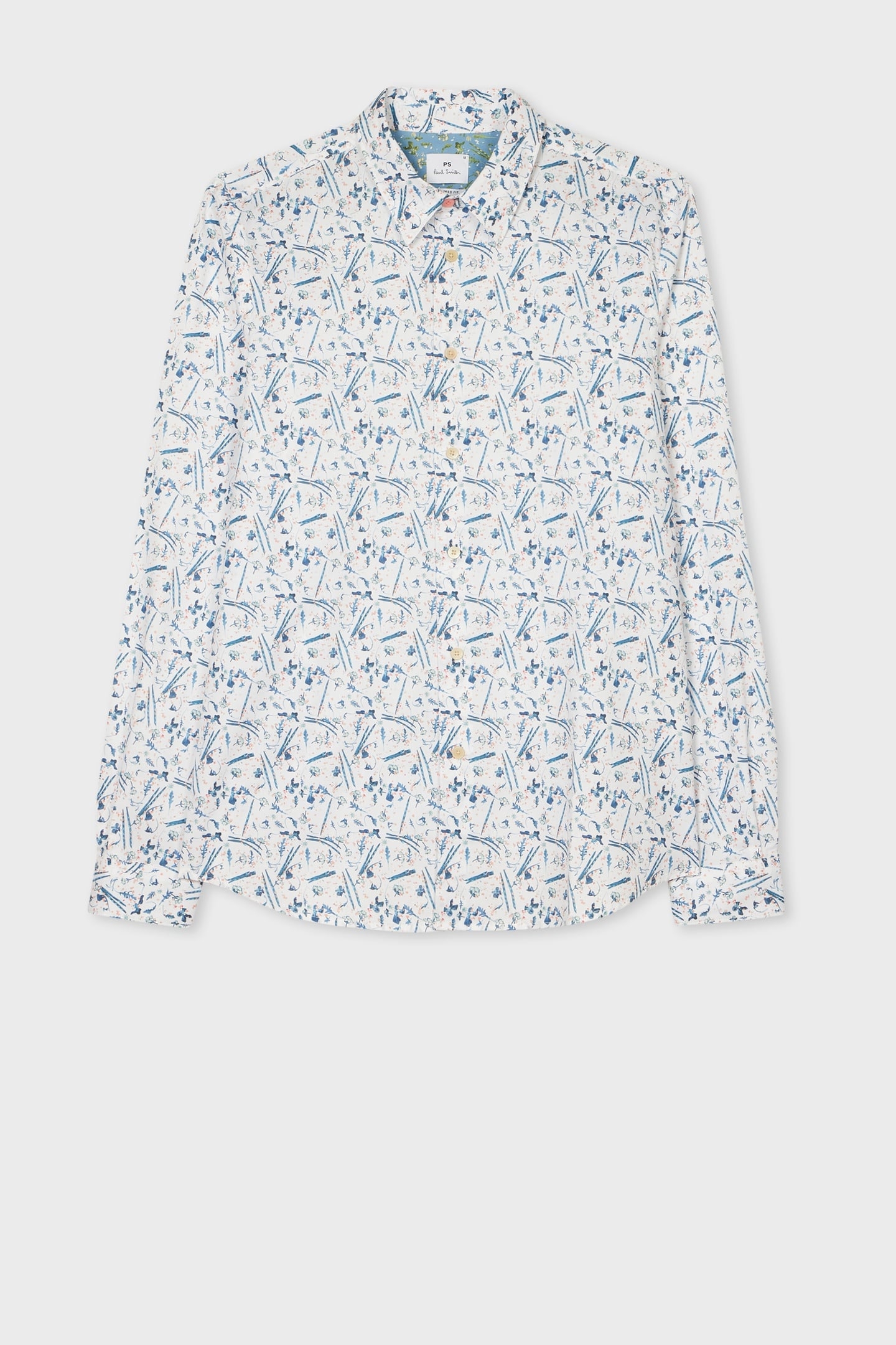 LS TAILORED FIT SHIRT WHITE 4