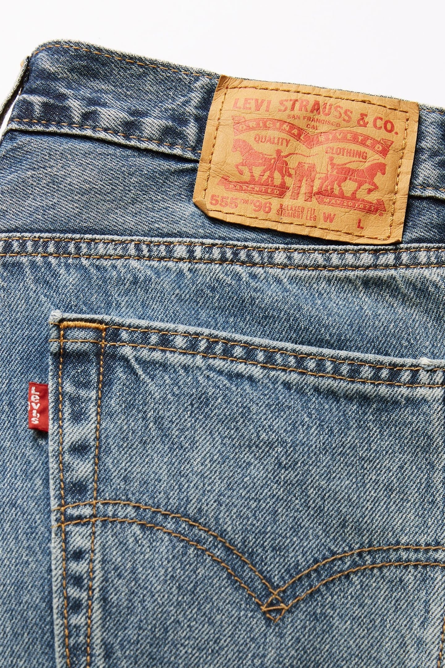 555™ '96 RELAXED STRAIGHT JEANS BLUE 6