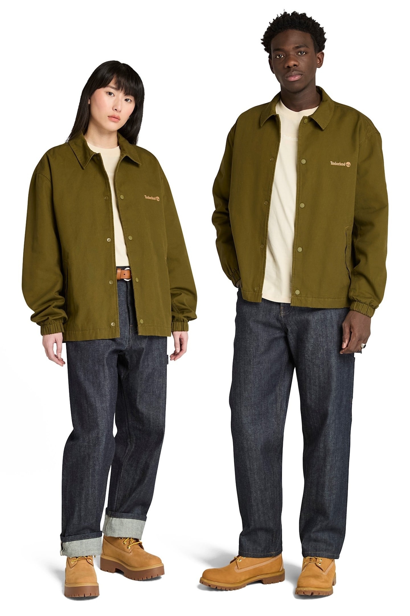 WASHED DUCK CANVAS INSULATED COACH JACKE DARK OLIVE 1