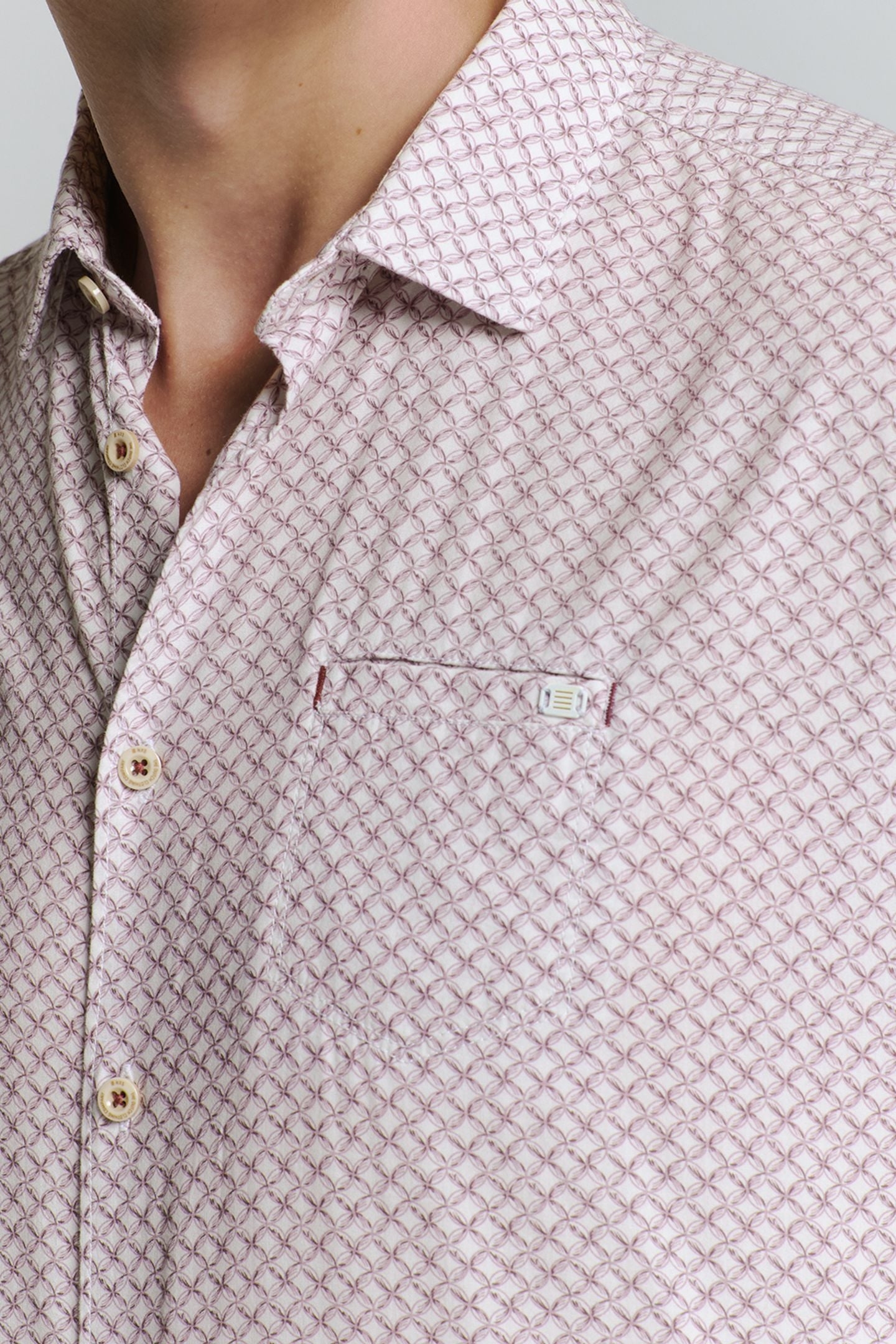 SHIRT ALLOVER PRINTED MAUVE 6