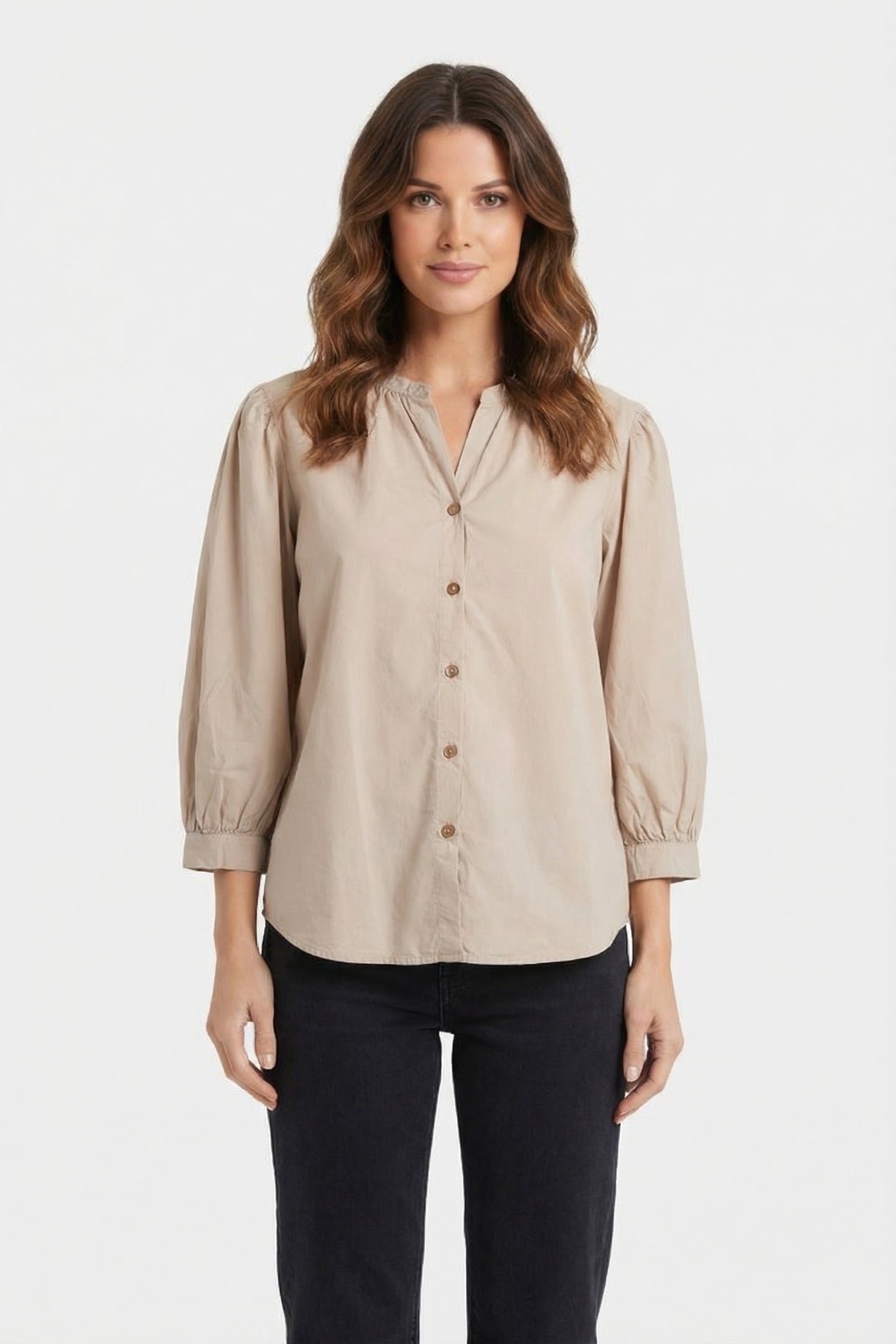 KOBY BLOUSE SAND 1