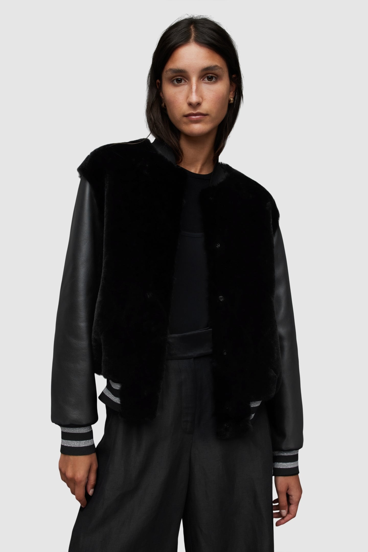 MARGOT BASEBALL JKT BLACK 2