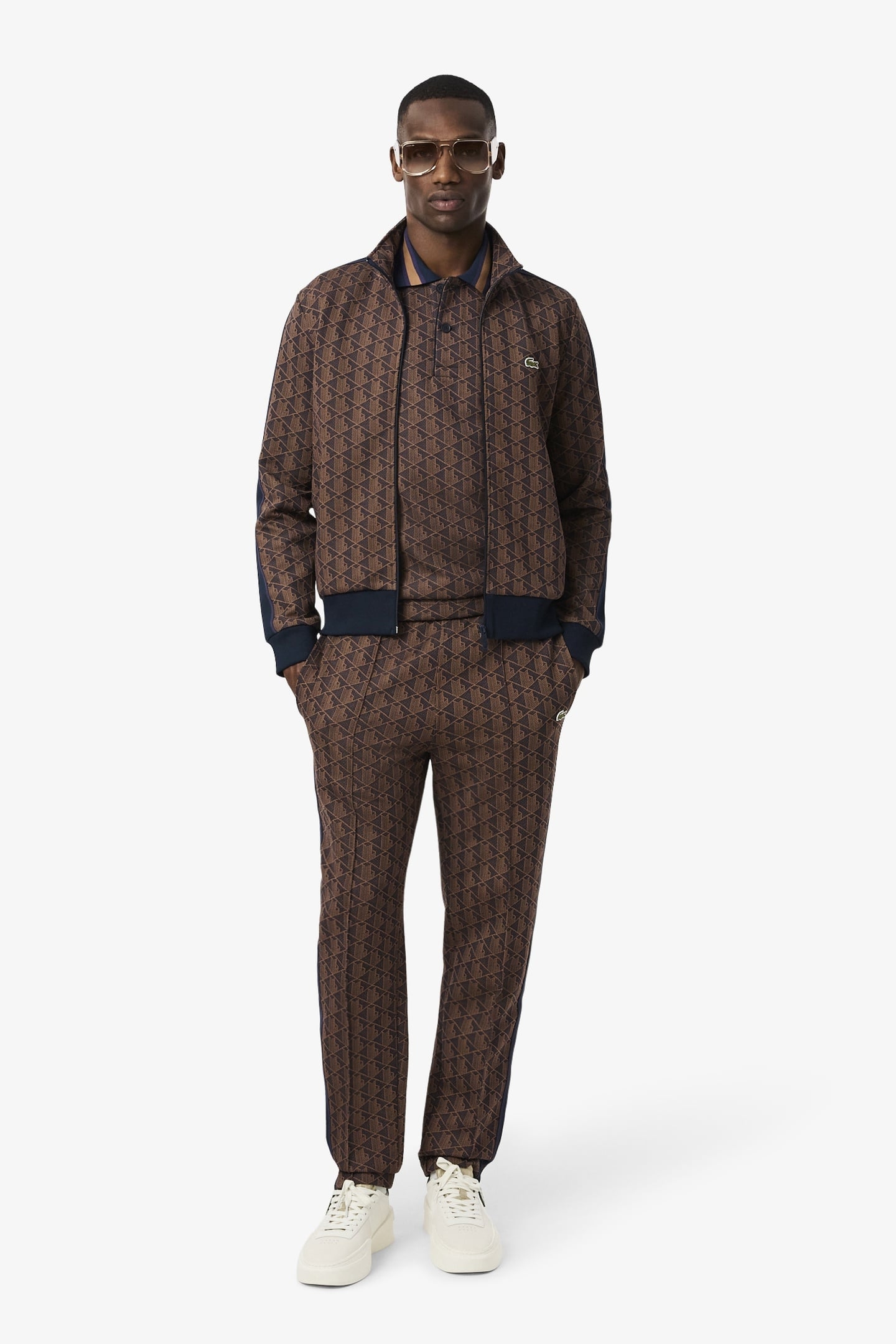 TRACKSUIT TROUSERS VELVET/DATE BROWN 2