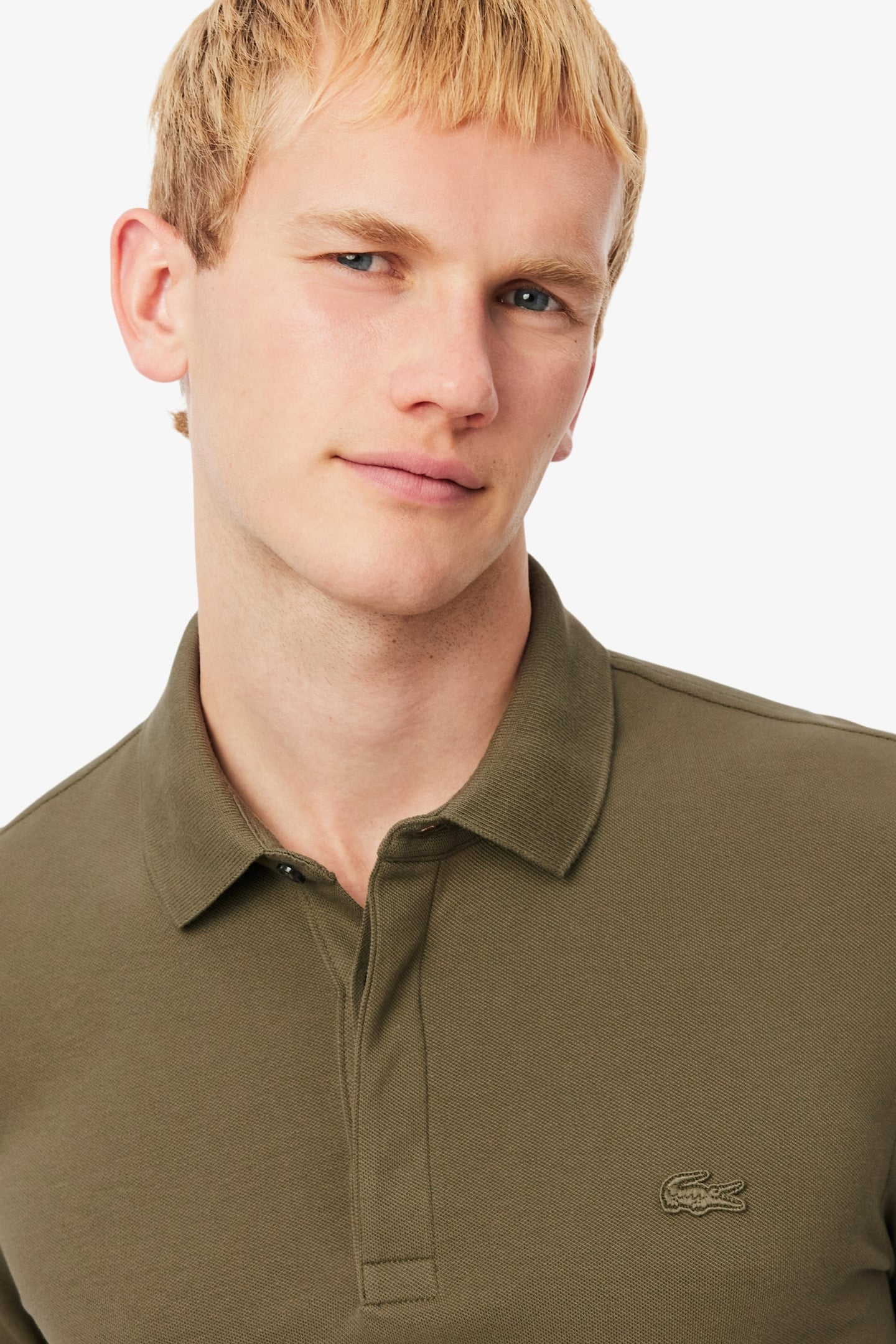LONG SLEEVE POLO OLIVE 3