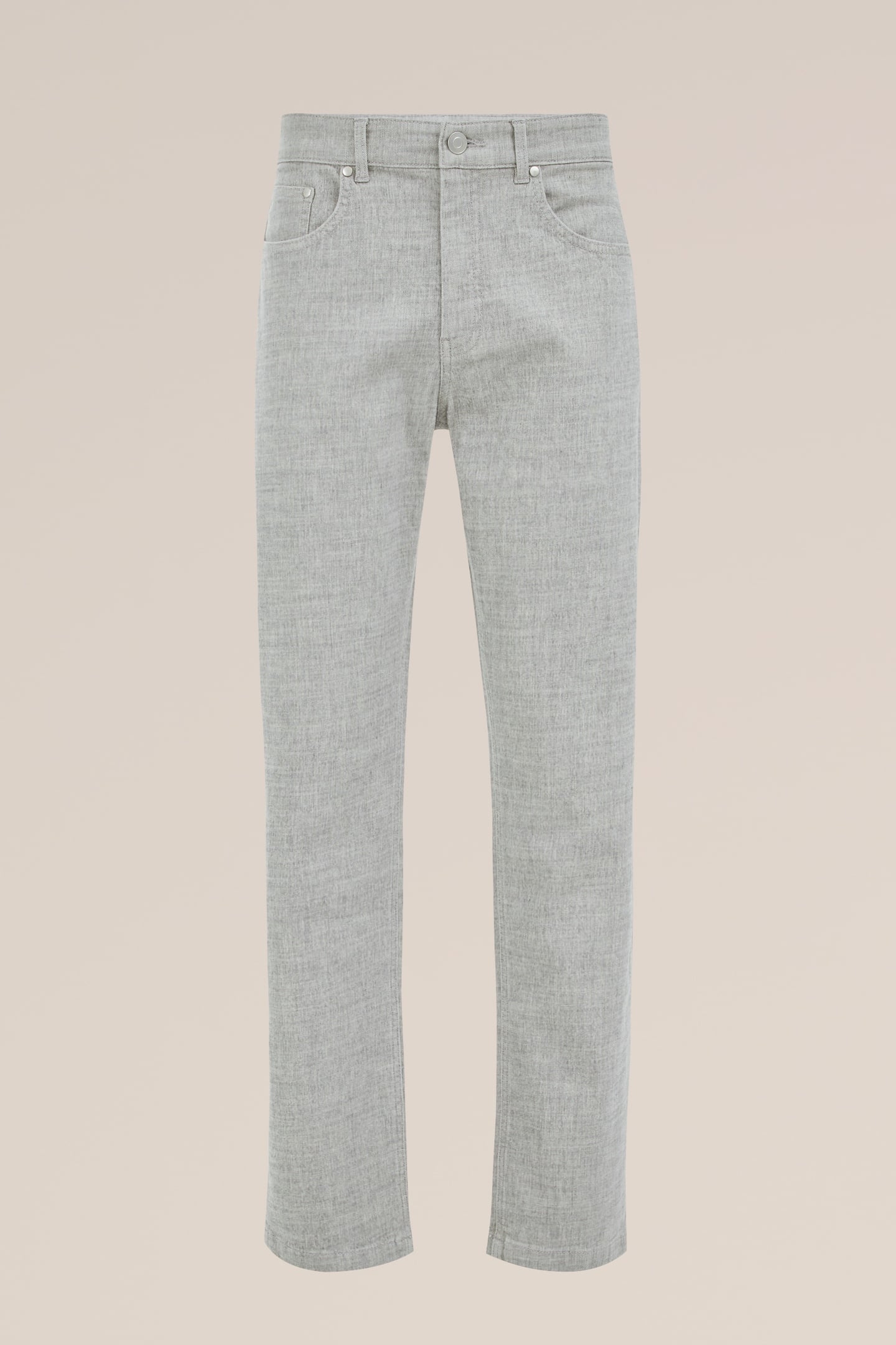 5-POCKET MID WAIST BLENDED LIGHT GREY 4