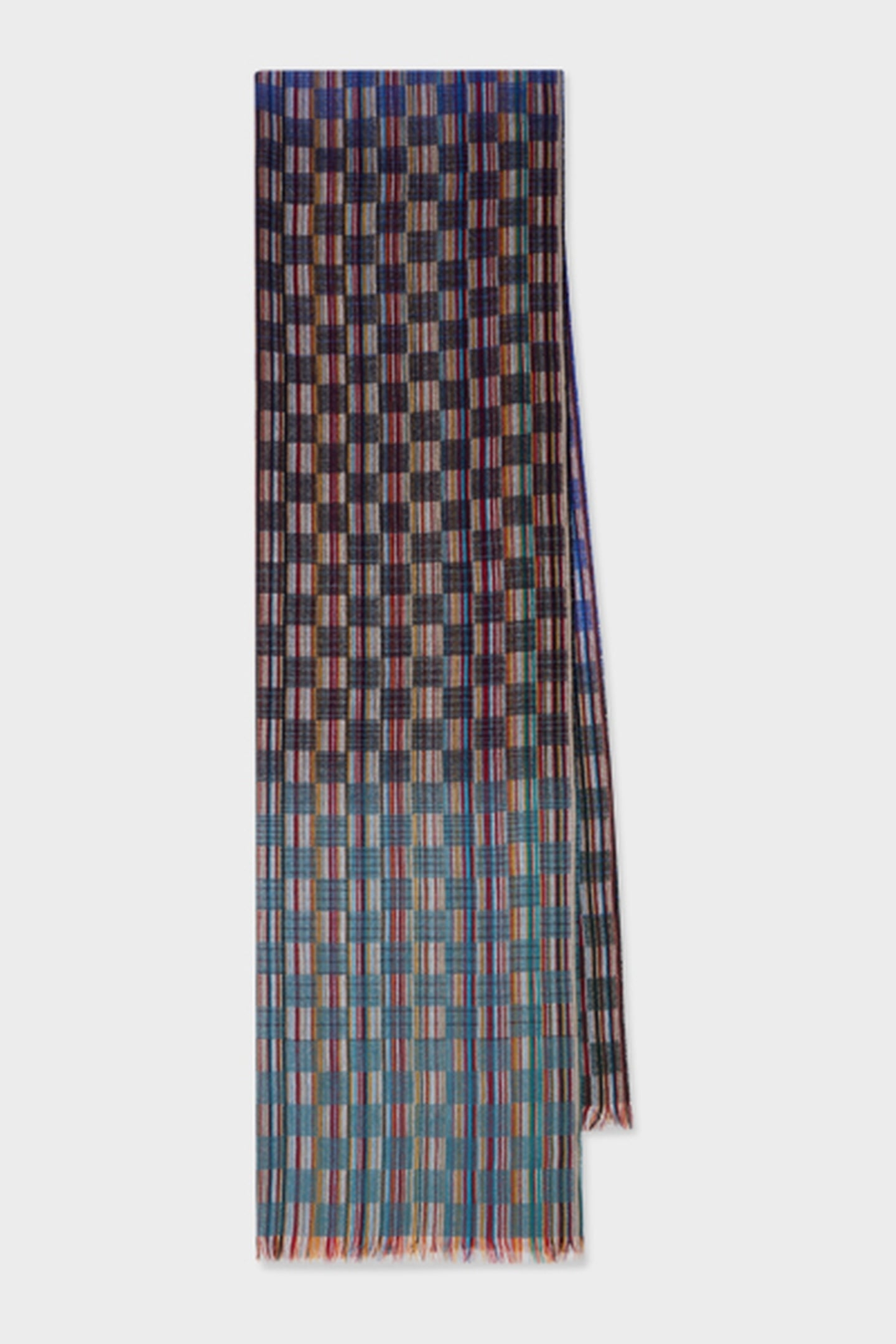 SCARF WEAVE SIGNATURE NAVY 3