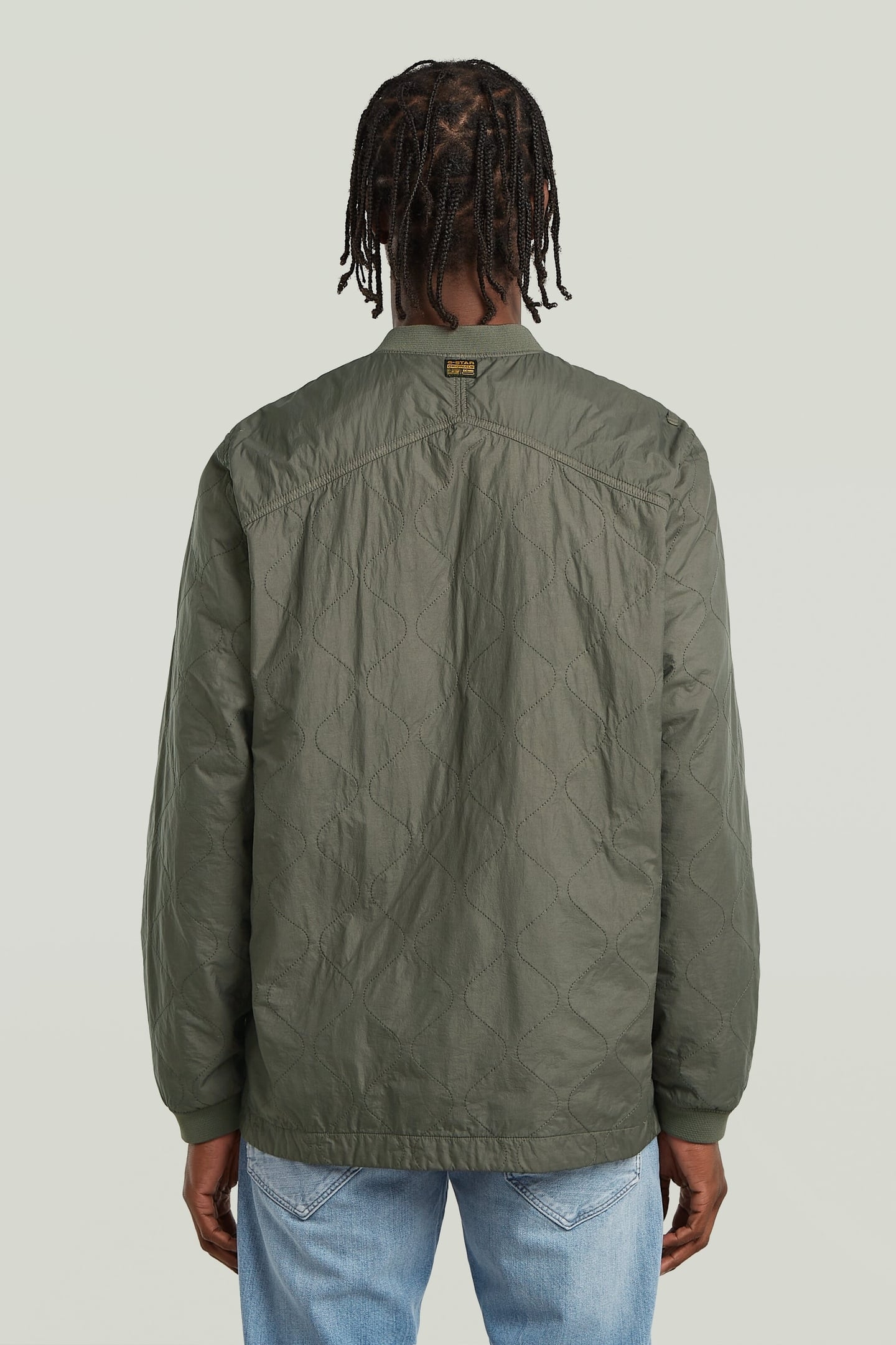 LT PADDED QUILTED JACKET GS GREY GD 3