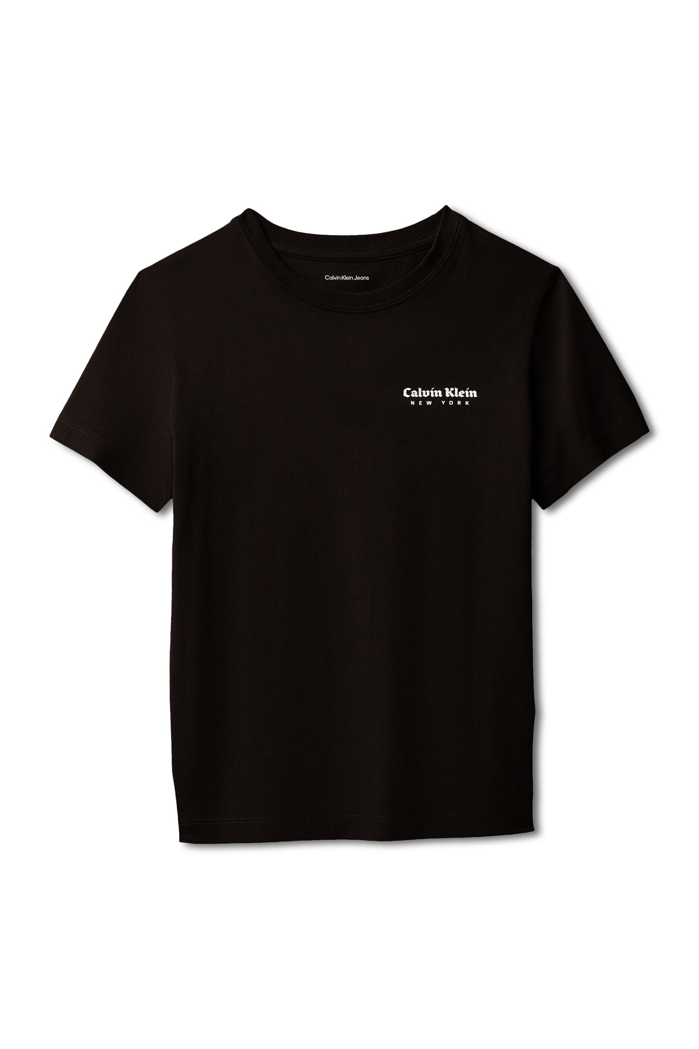 BOYS MINIMAL LOGO S/S T-SHIRT CK BLACK 4