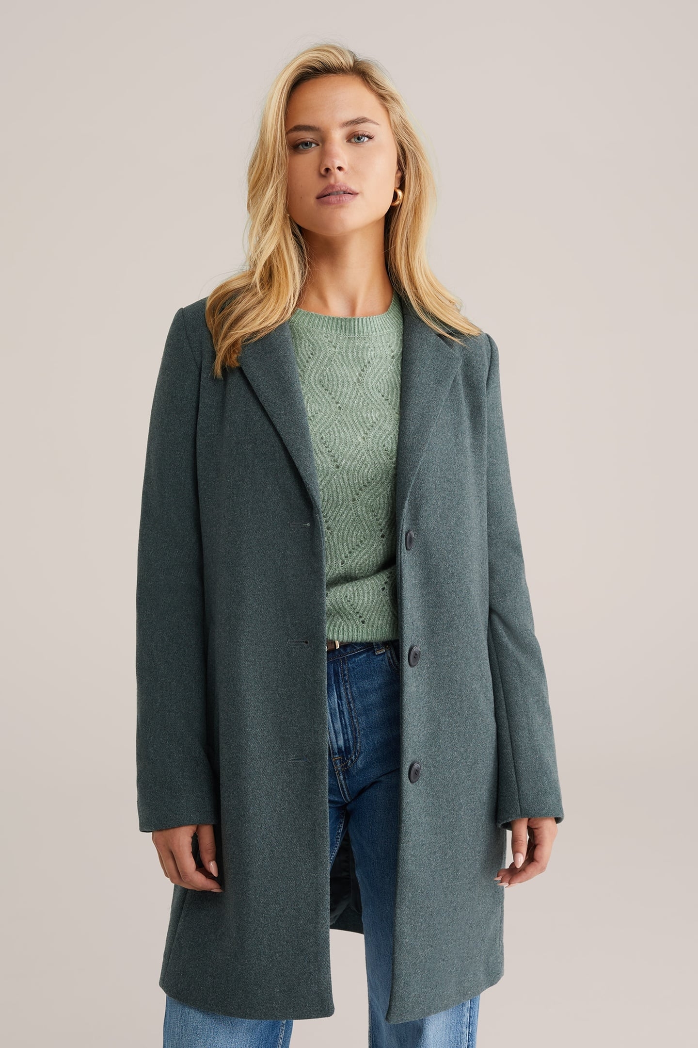 COAT SEA GREEN 1
