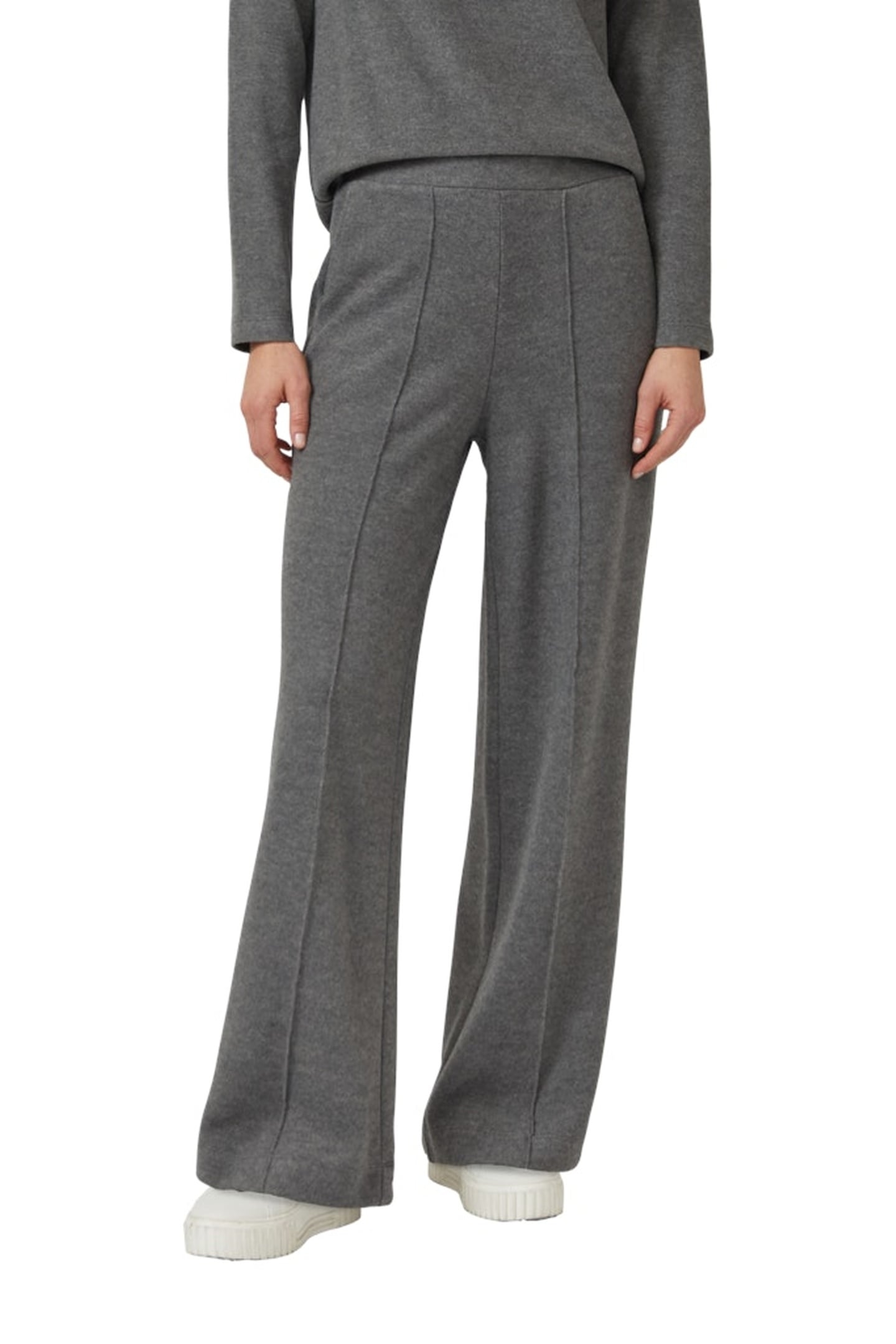 S.OLIVER PANTS GREY/BLACK 1