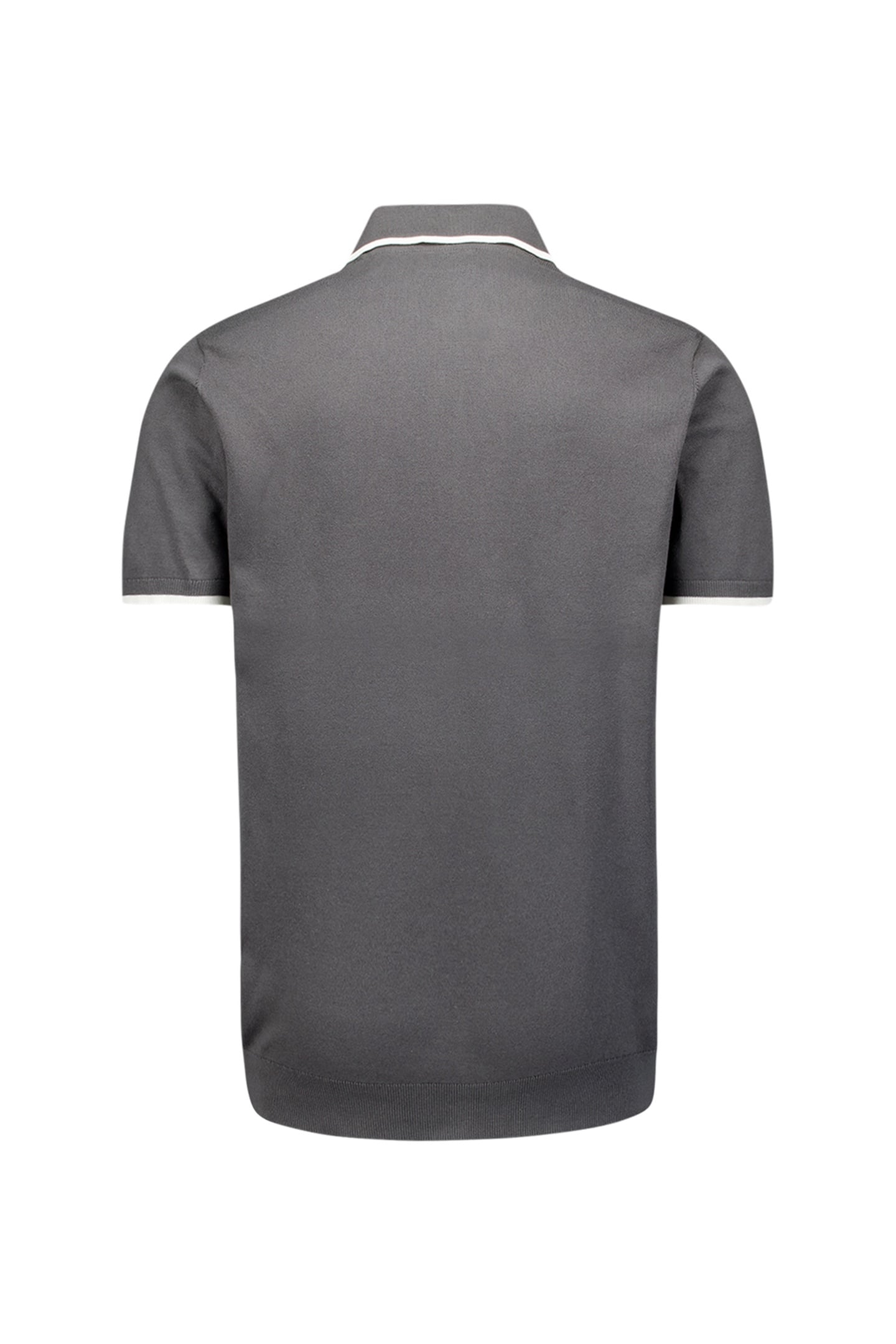 PULLOVER SHORT SLEEVE POLO BUTTON SOLID DARK STEEL 5