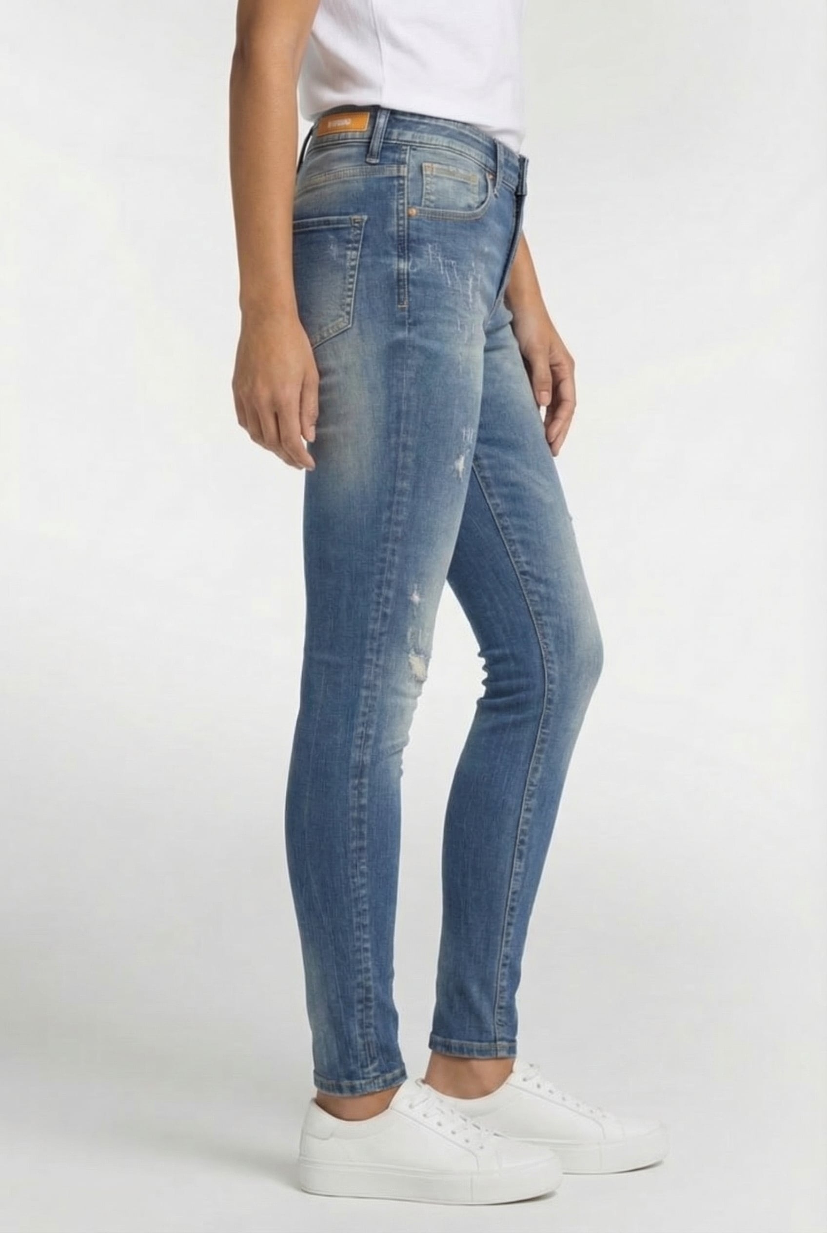 BLOSSOM CRAFTED JEANS MID BLUE STONE 3
