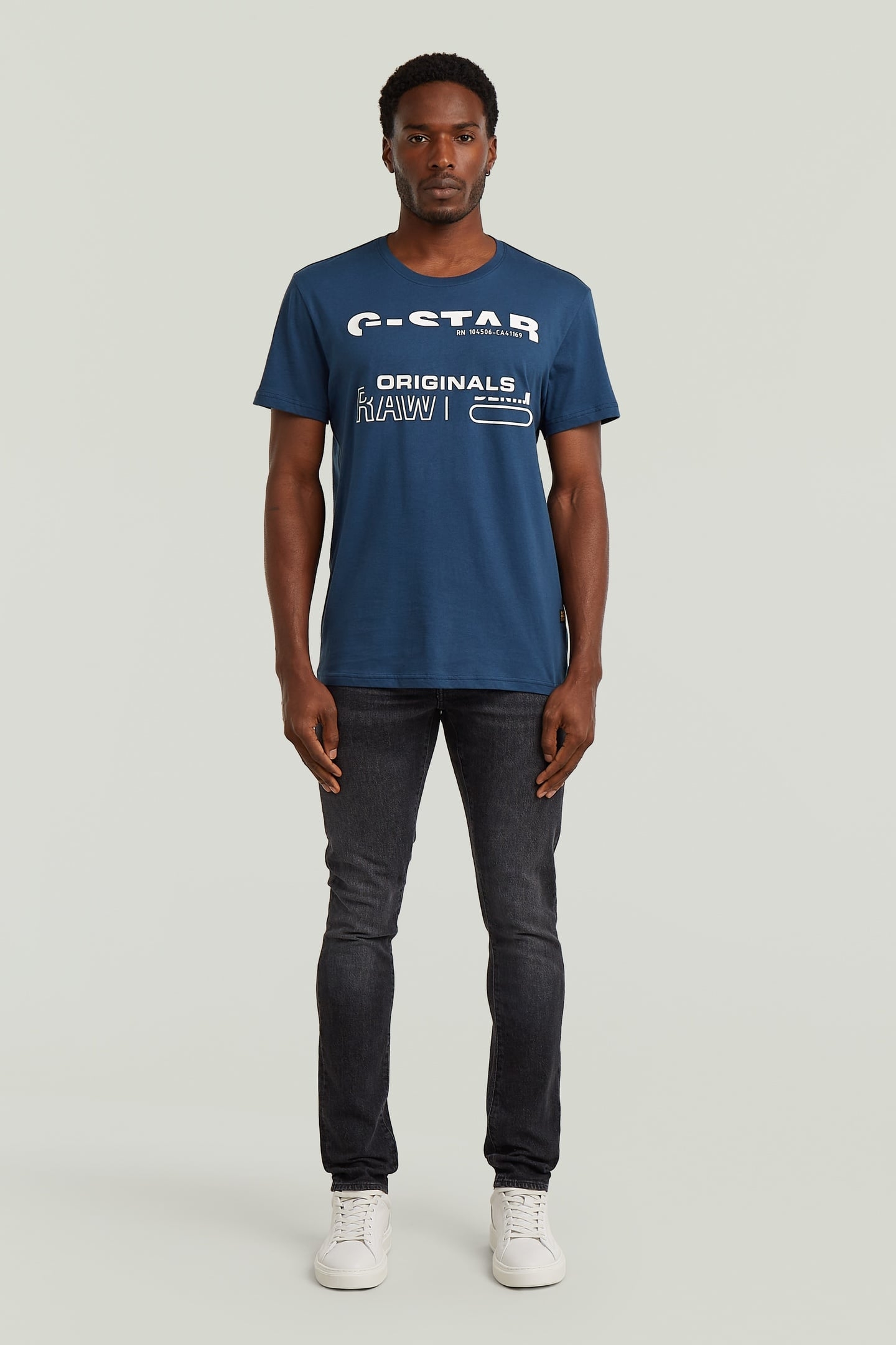 3301 SLIM JEANS ANTIQUE FADED MOONLIT 1