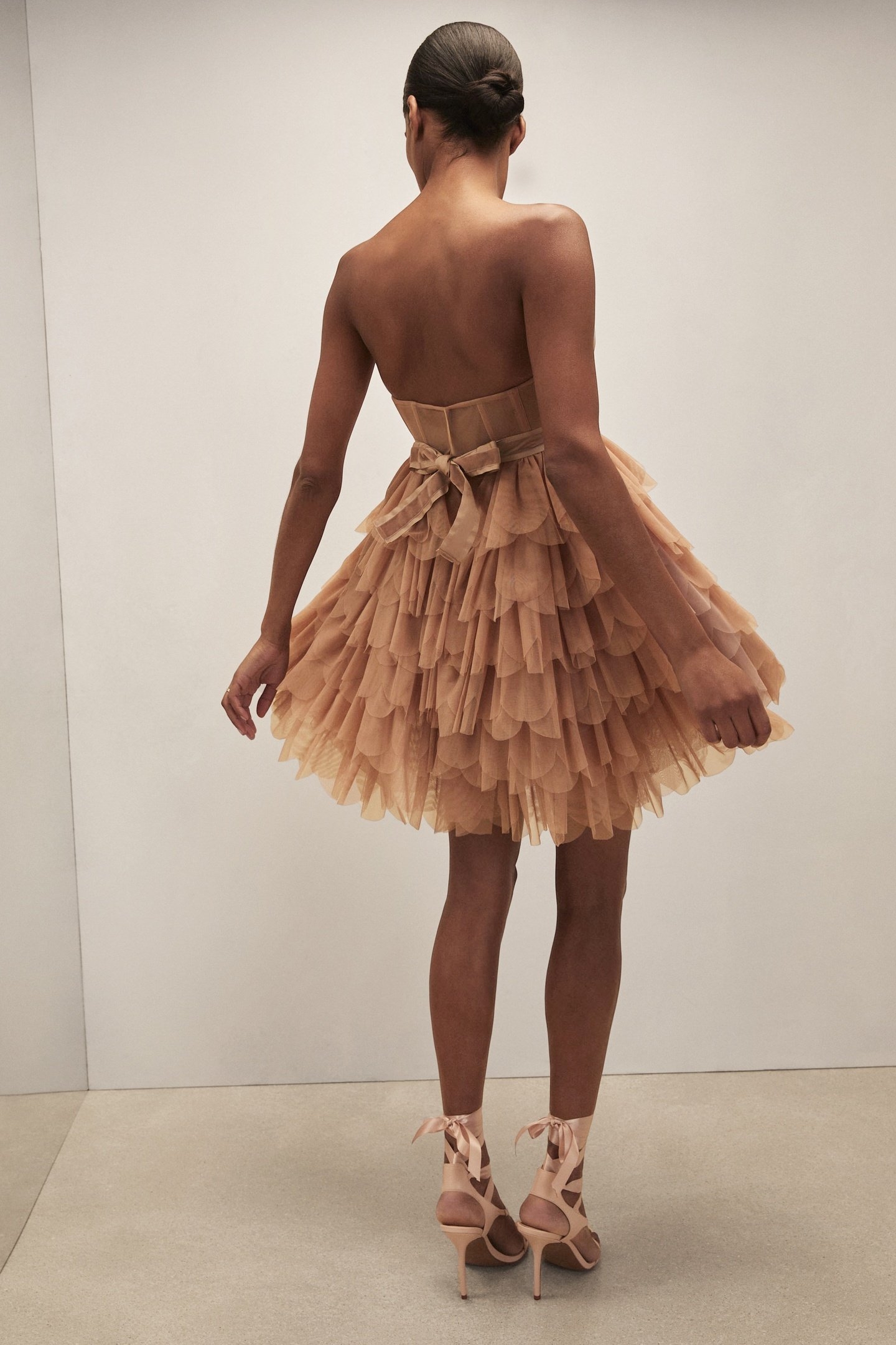 TULLE MINI DRESS PINK 2