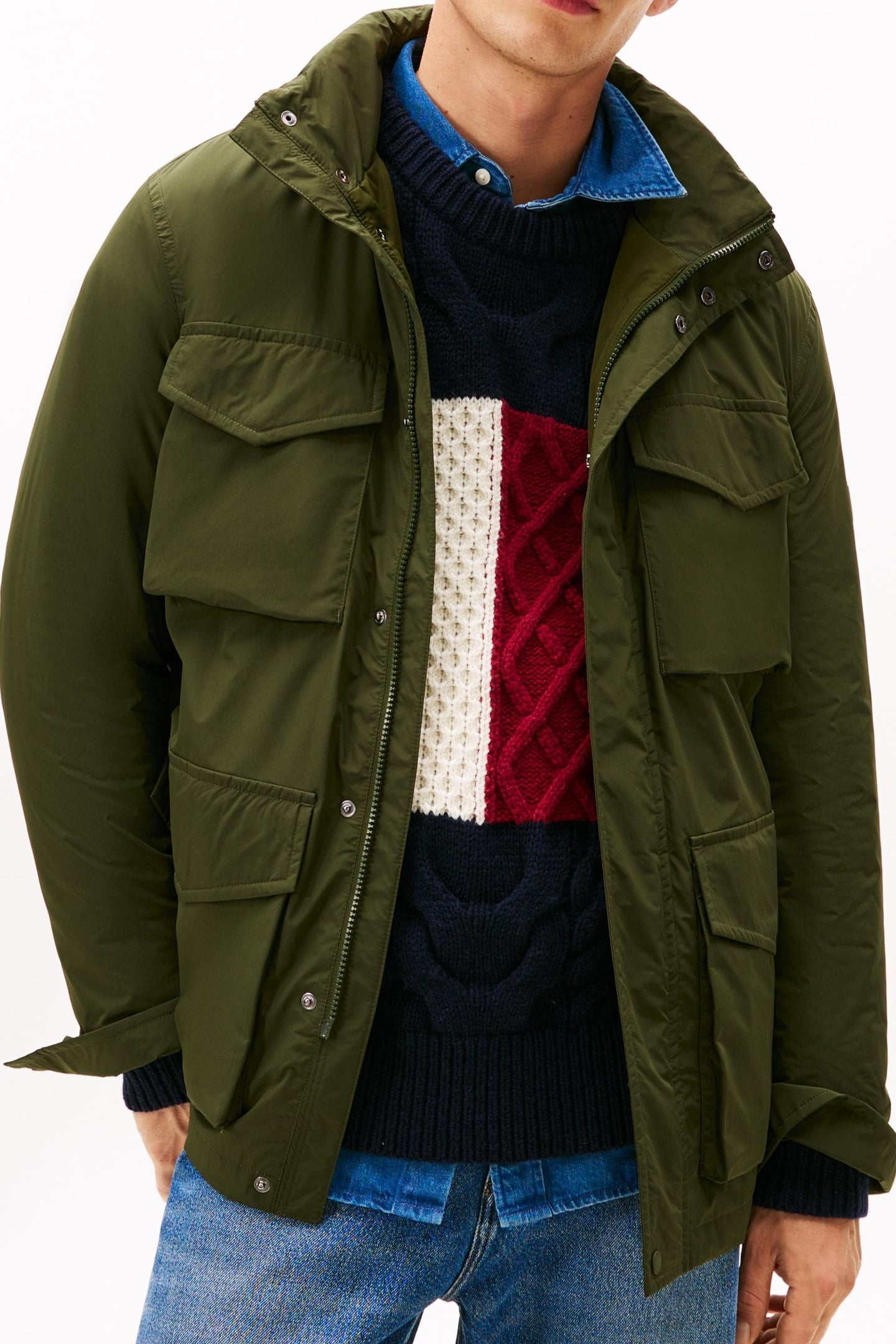 LIGHTWEIGHT PACKABLE FIELD JACKET ARCTIC SPRUCE 1