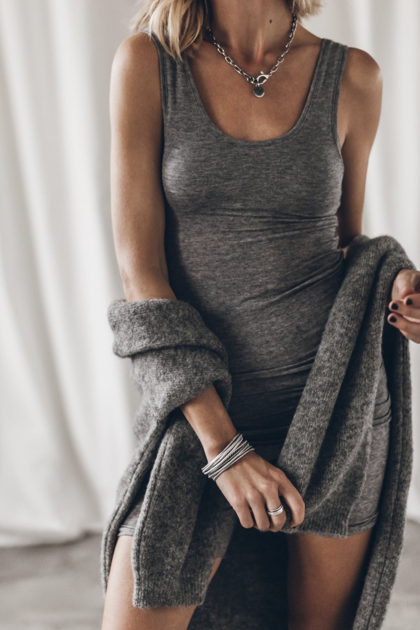 THE GREY SOFT TANK TOP 1