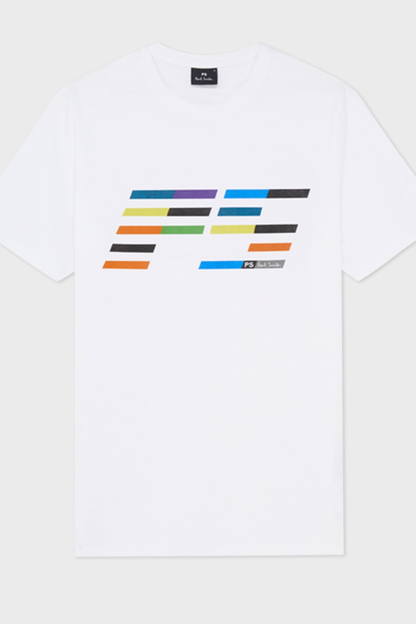 REG FIT SS TSHIRT PS SLANT LOGO WHITE 2