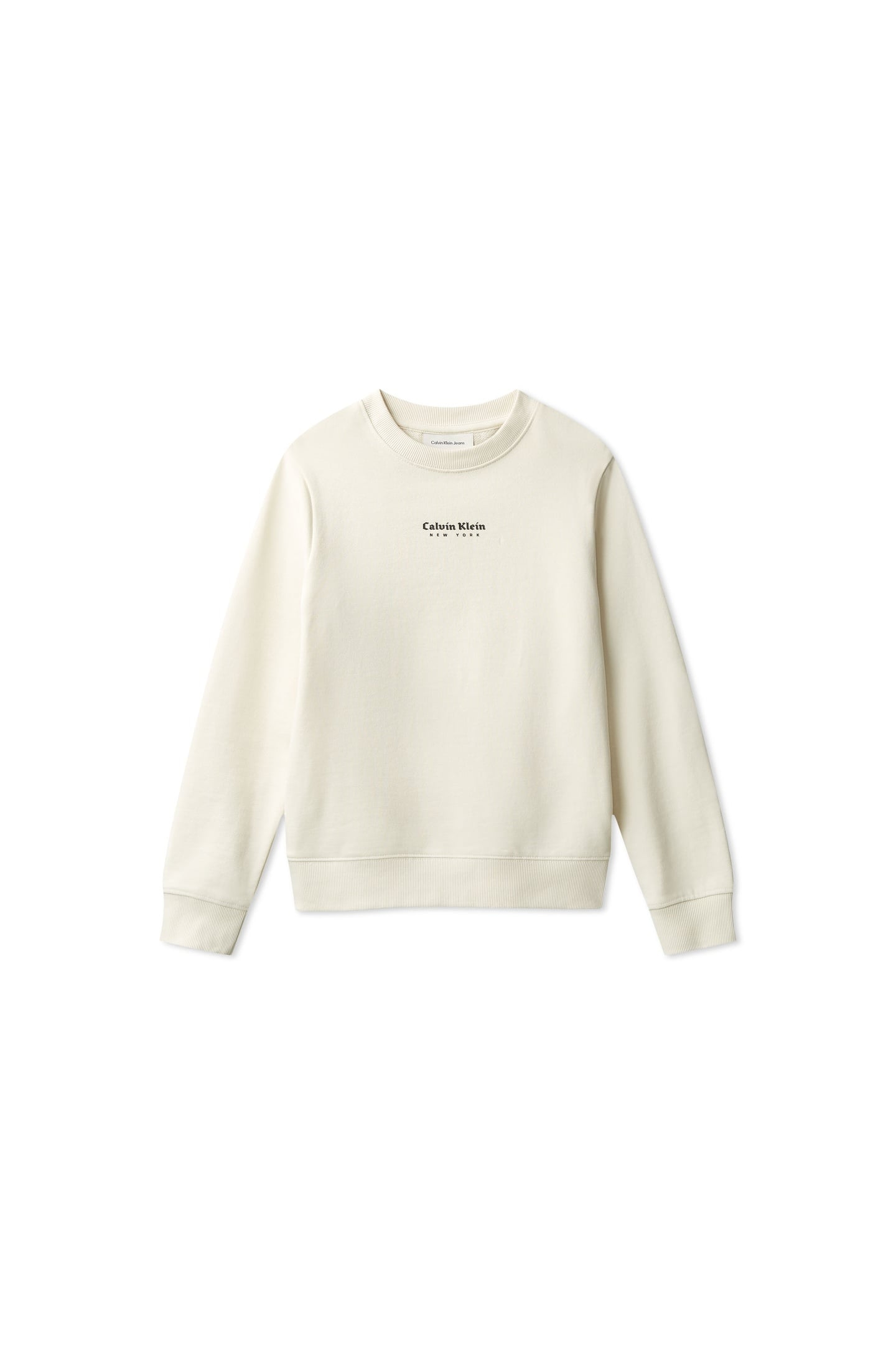 BOYS MINIMAL LOGO SWEATSHIRT WHITECAP GRAY 4