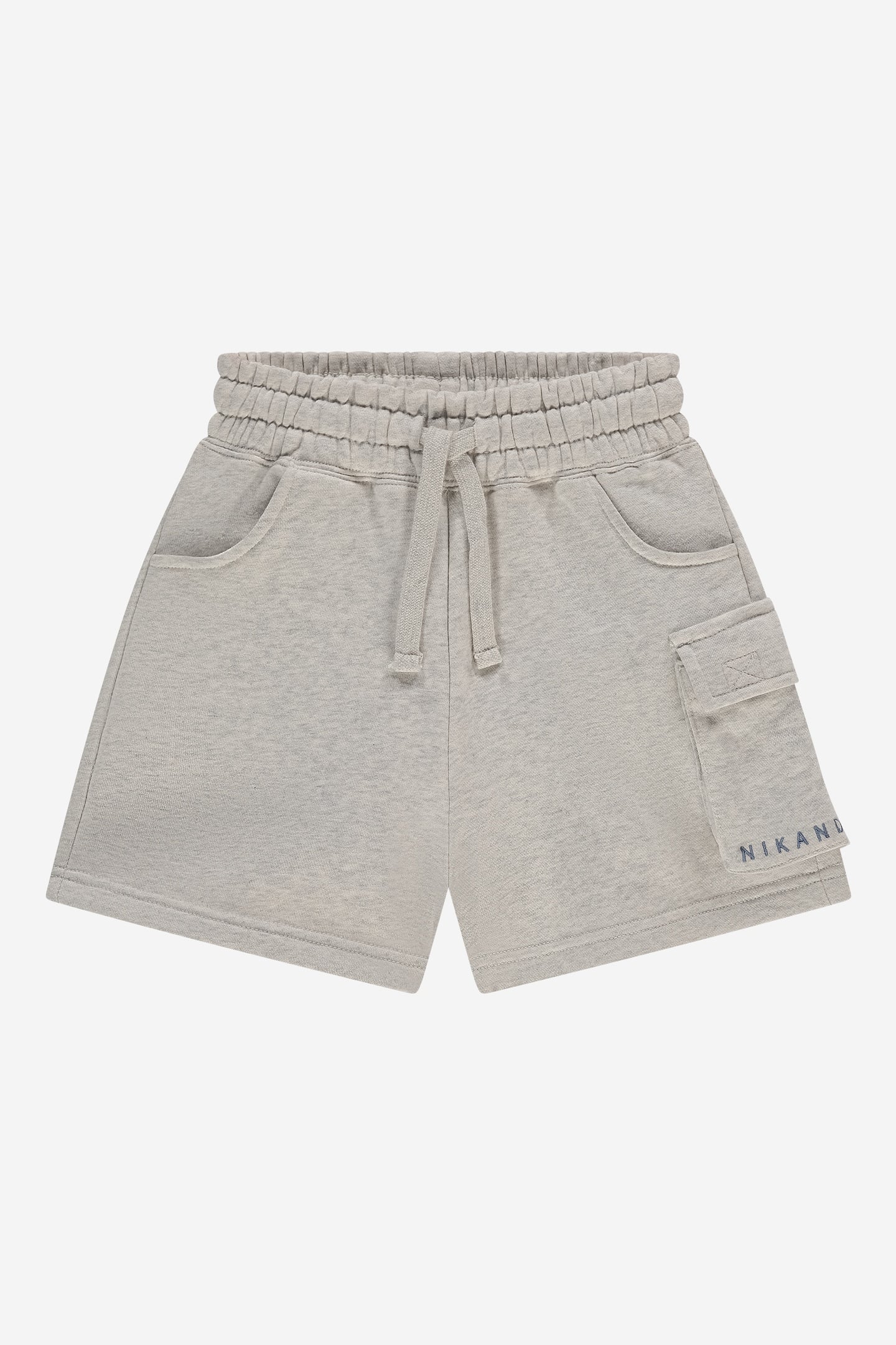 MAE SWEATSHORT LIGHT GREY MELANGE 2