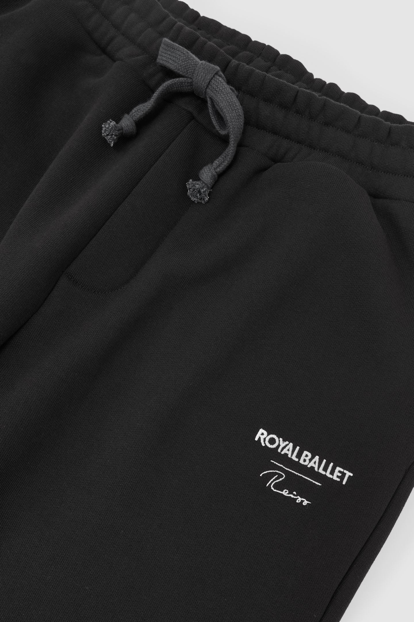 HEAVYWEIGHT EMBROIDERED JOGGER WASHED BLACK 5