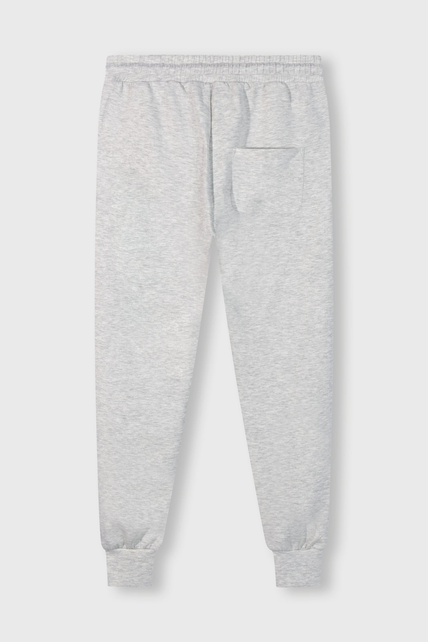 SOFT SCUBA CUFF JOGGER WHITE GREY MELEE 2