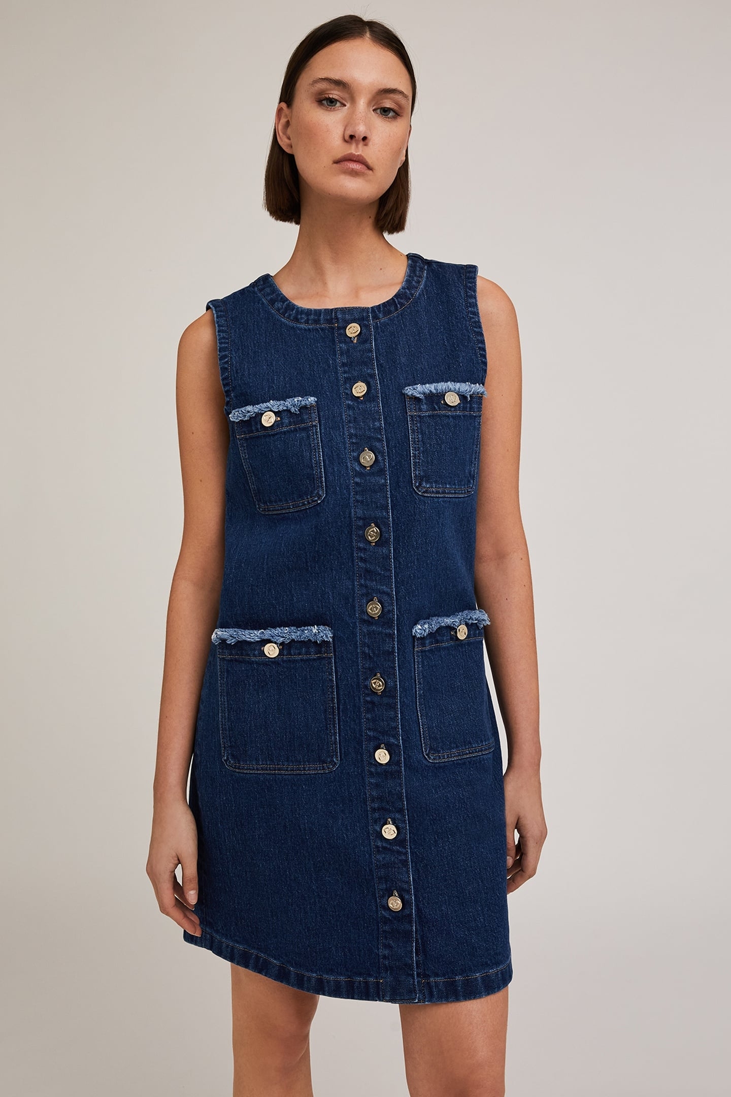 DENIM CHEMISIER DRESS BLUE 1
