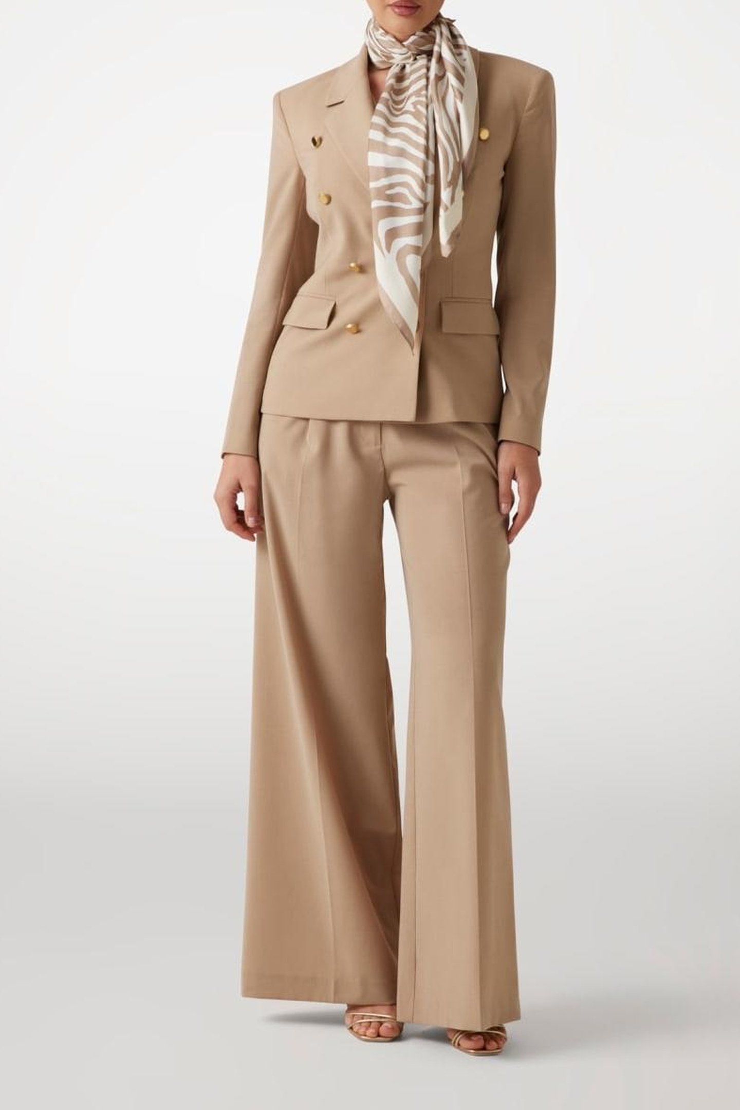 MARCIANO BY GUESS IRINA VEST NATURAL ALMOND MULTI 1