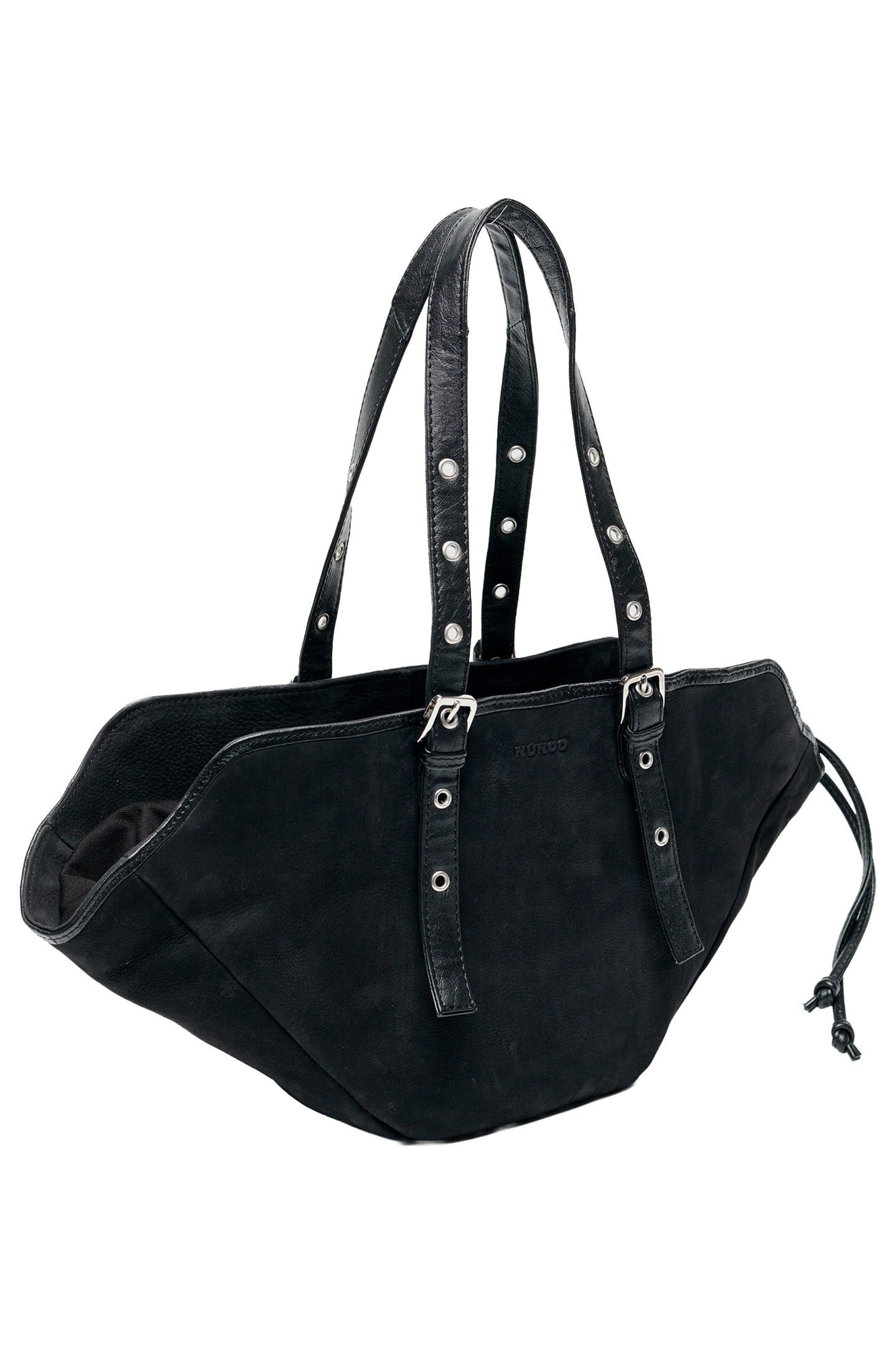 SMALL NORA NUBUCK BLACK 4