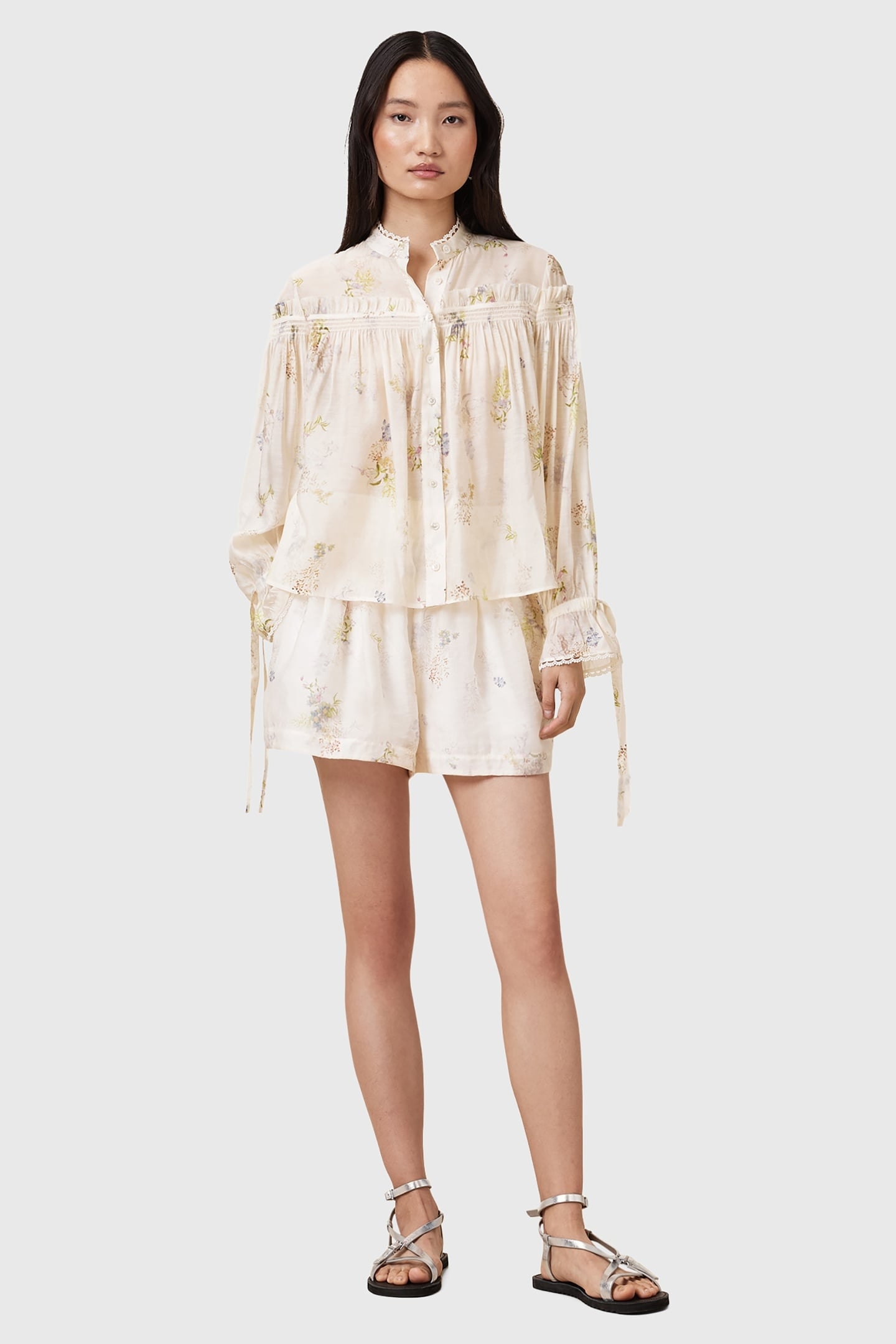 DELPHINE SHIRT LACI ECRU WHITE 1