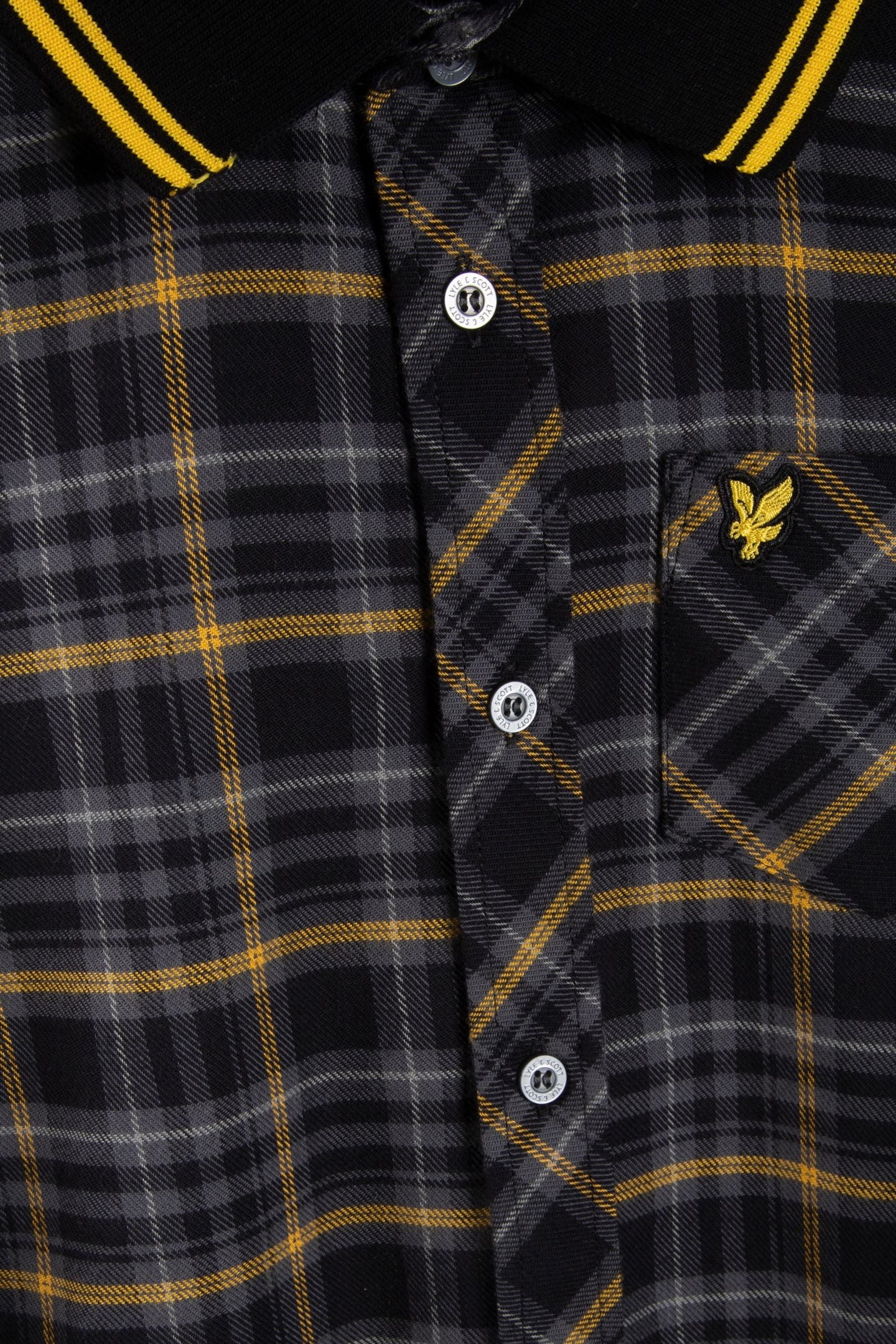 TARTAN SHIRT JET BLACK 4