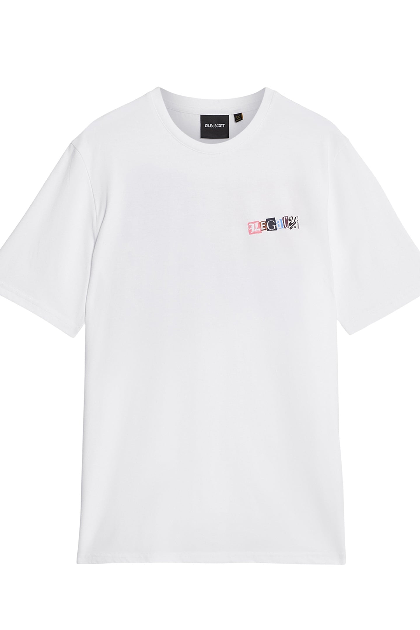 PAPER LETTERS GRAPHIC T-SHIRT WHITE 4