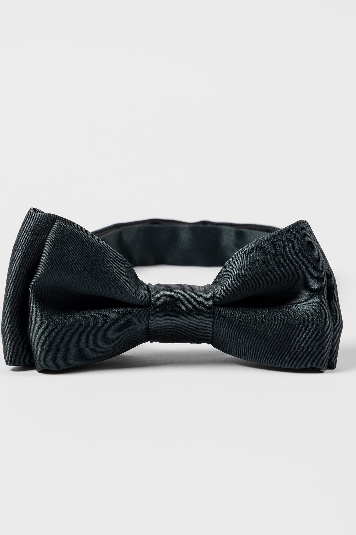 BOWTIE PLAIN SILK VERY DARK GREEN 3
