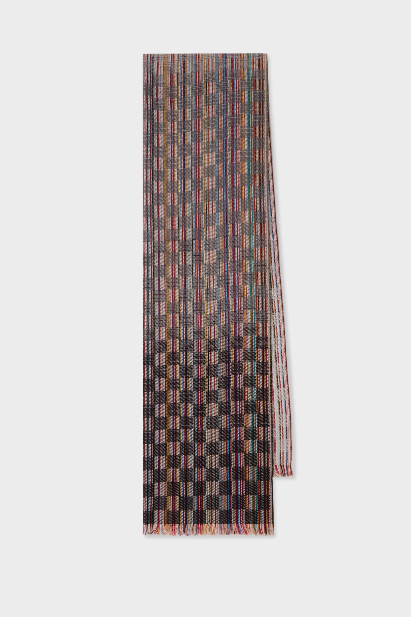 SCARF WEAVE SIGNATURE GREY 1