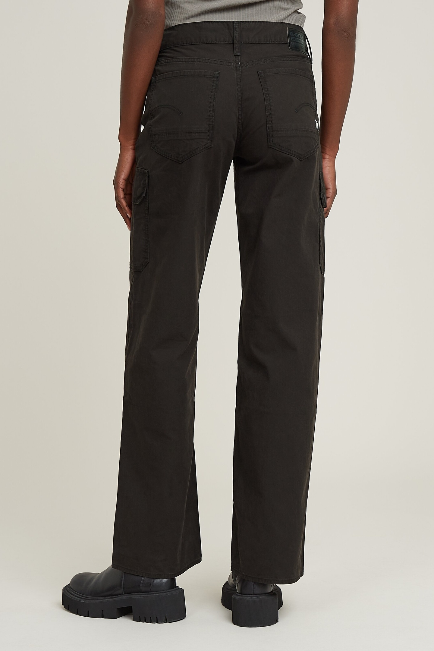 JUDEE CARGO PANTS DK BLACK GD 3