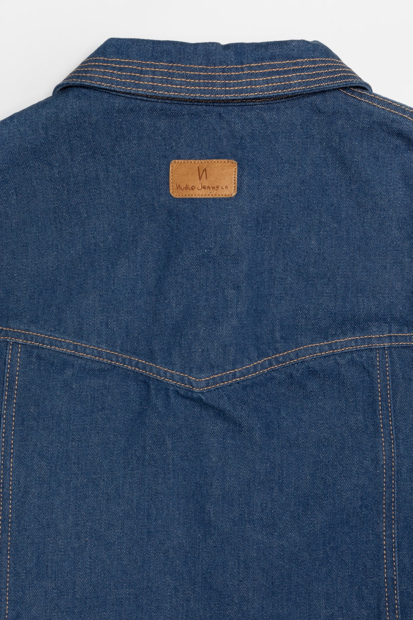 MAJ WESTERN DENIM DRESS BLUE 5