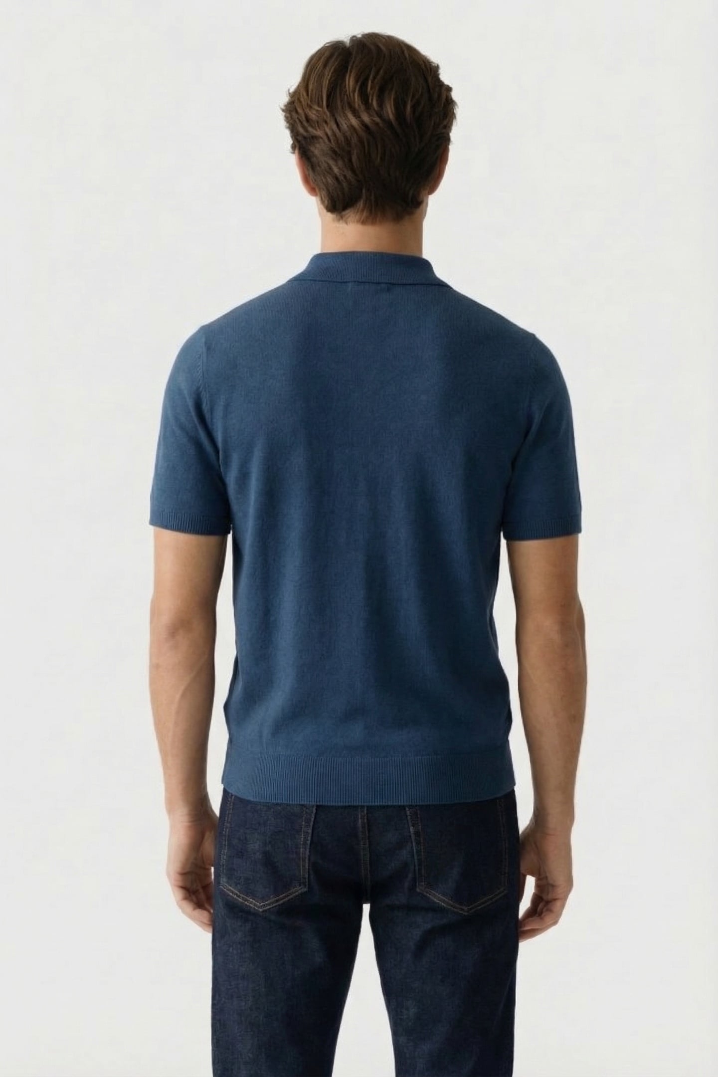 SWEATER SS POLO ZEB BAD INDIGO 2