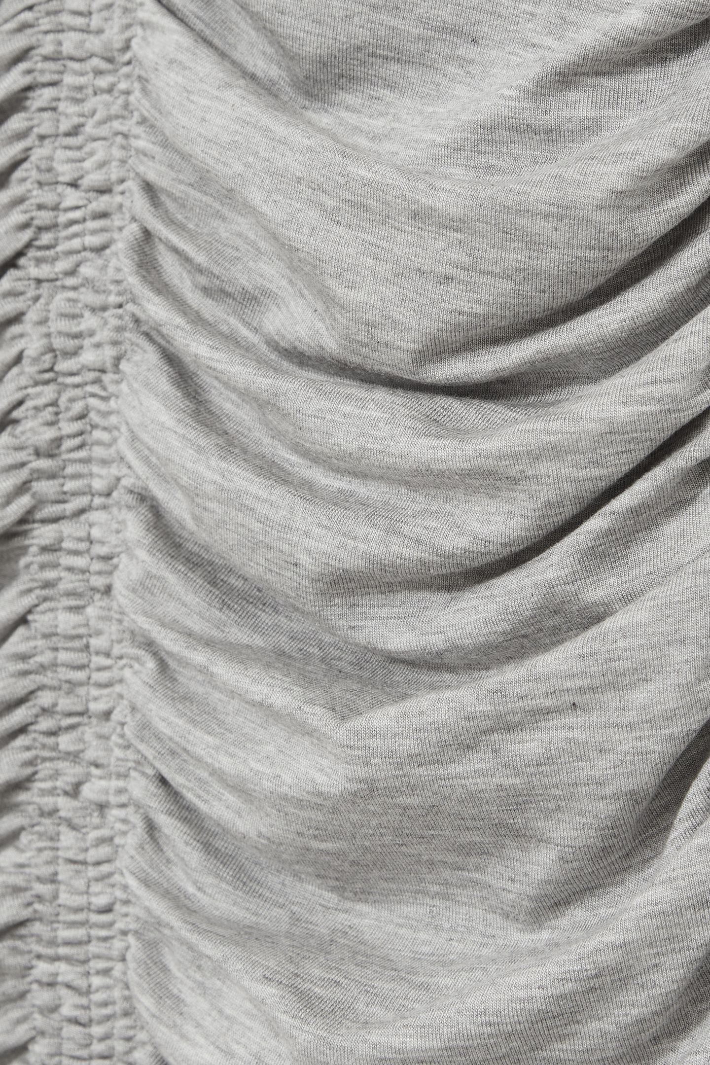 LOW BACK RUCHED VEST SILVER GREY 5