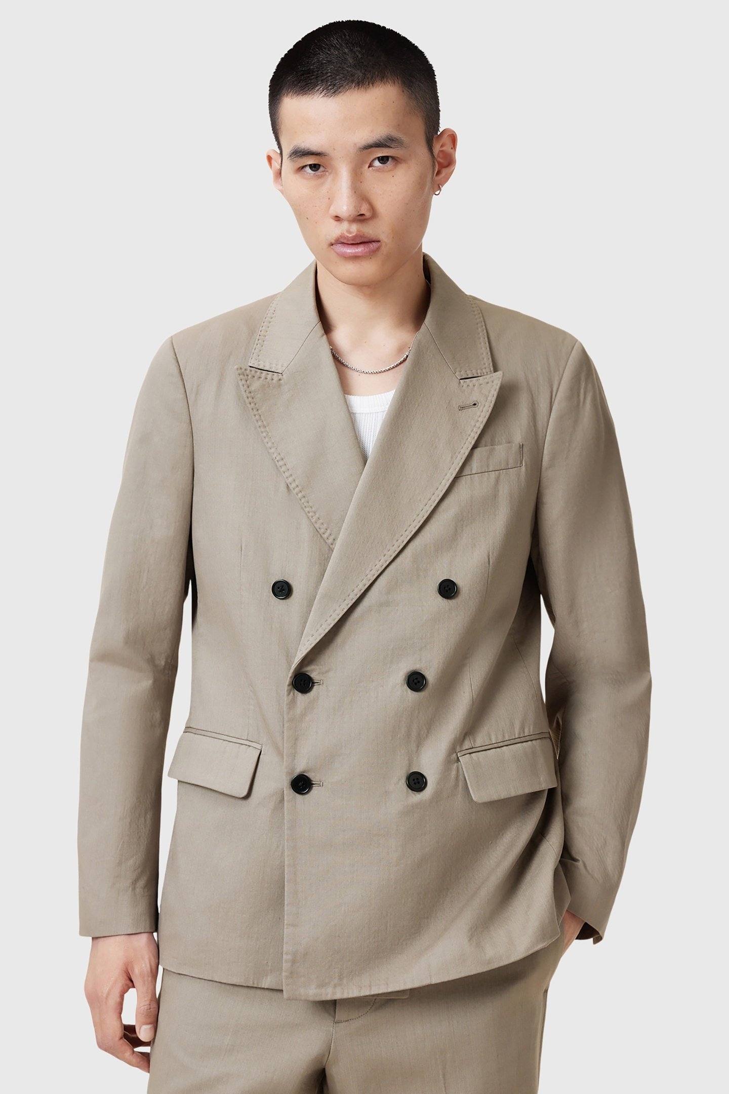 NEWTON BLAZER STONE GREY 2