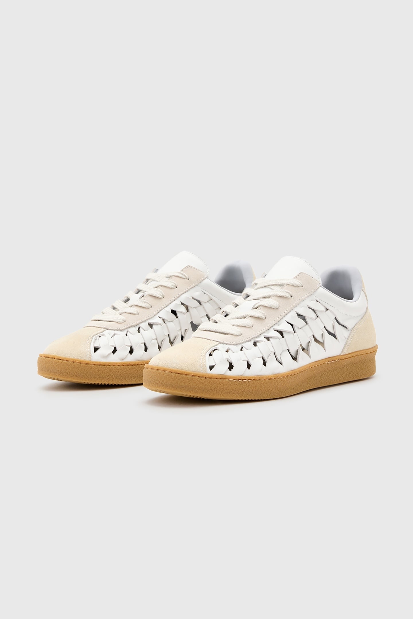 VELMA WOVEN SNEAKER CHALK WHITE 4