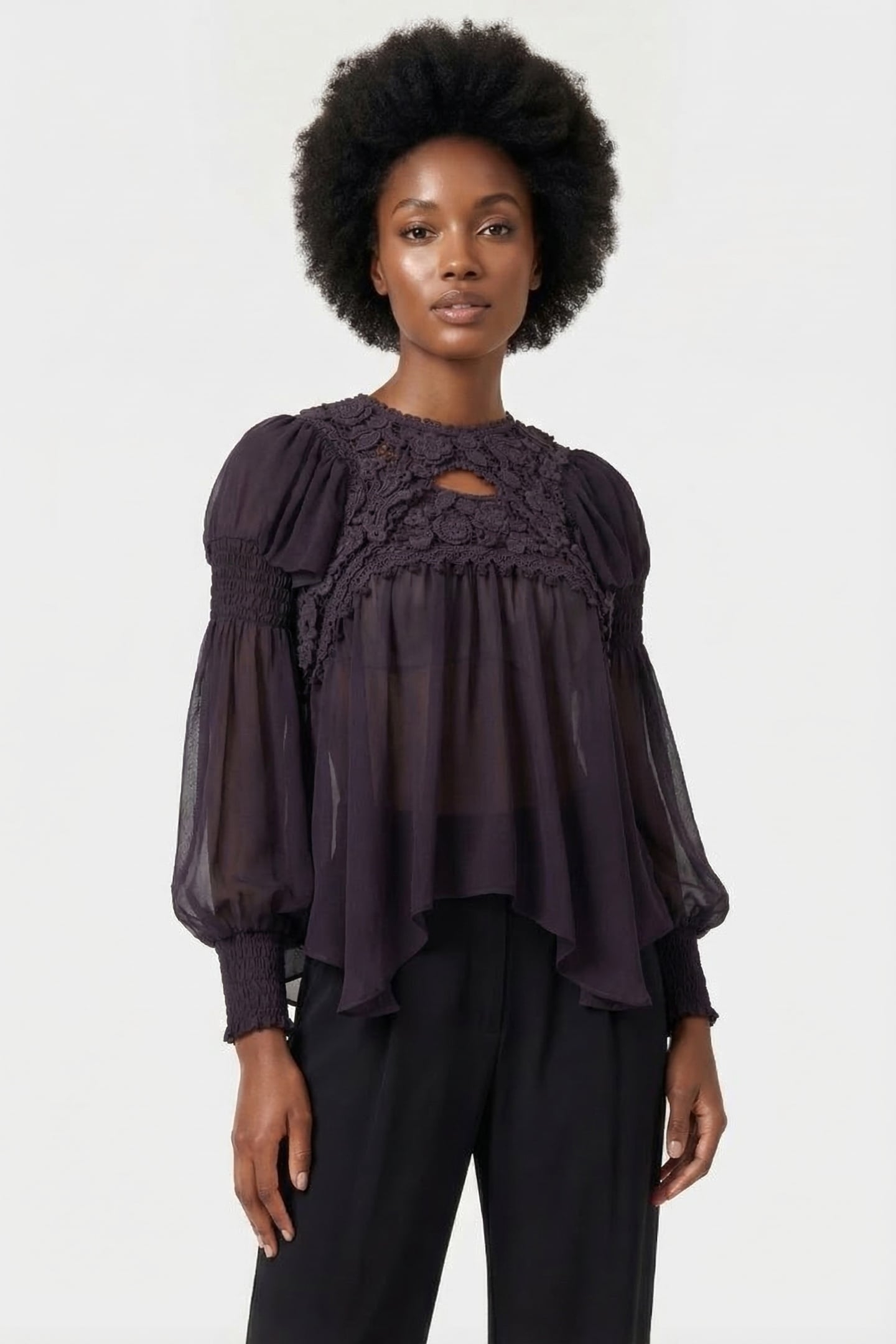 ROKIA BLOUSE BLACK 1