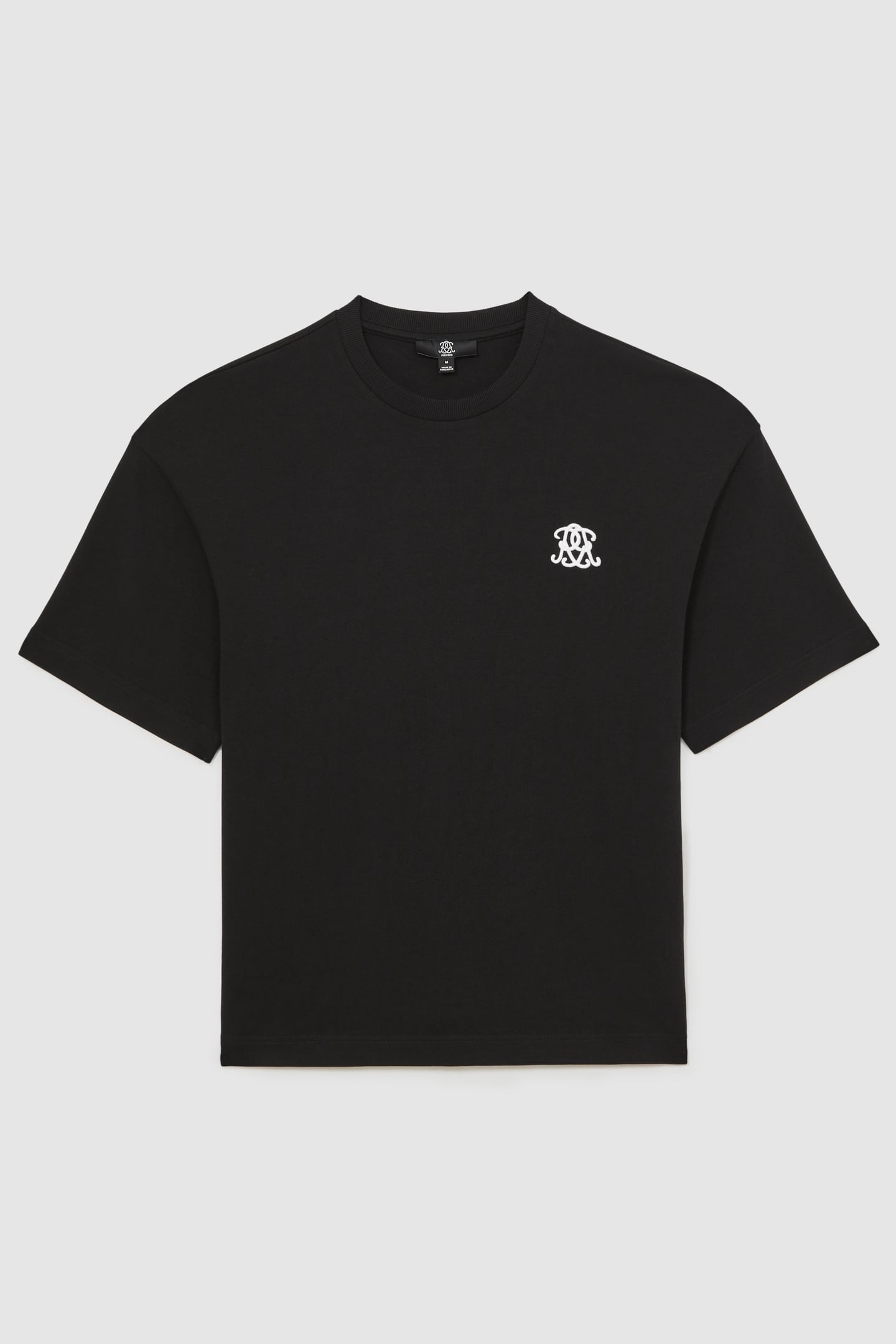 SS OVERSIZED MOTIF TEE SHIRT BLACK 6