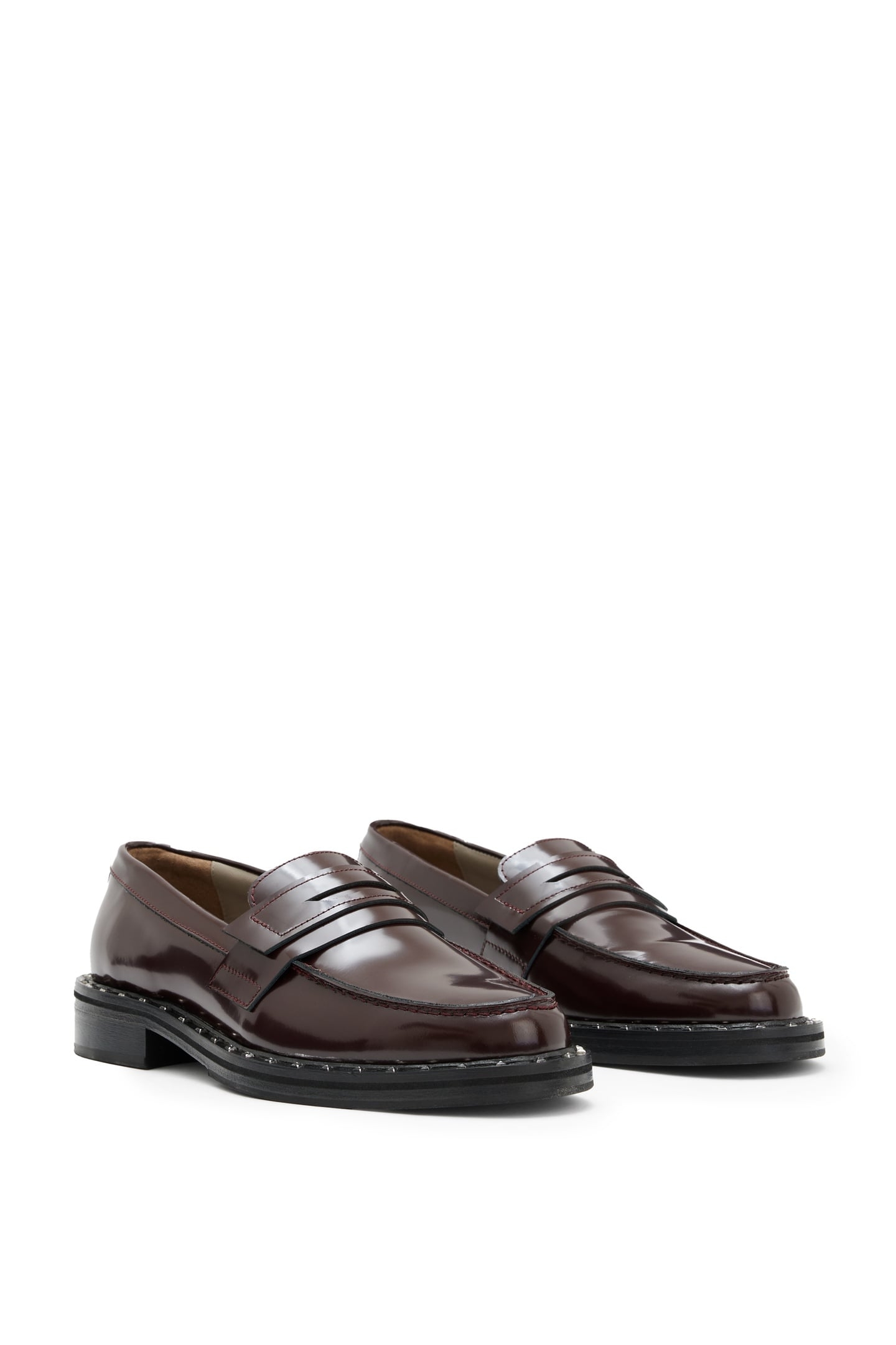 DALIAS LOAFER BORDEAUX RED SHINE 2